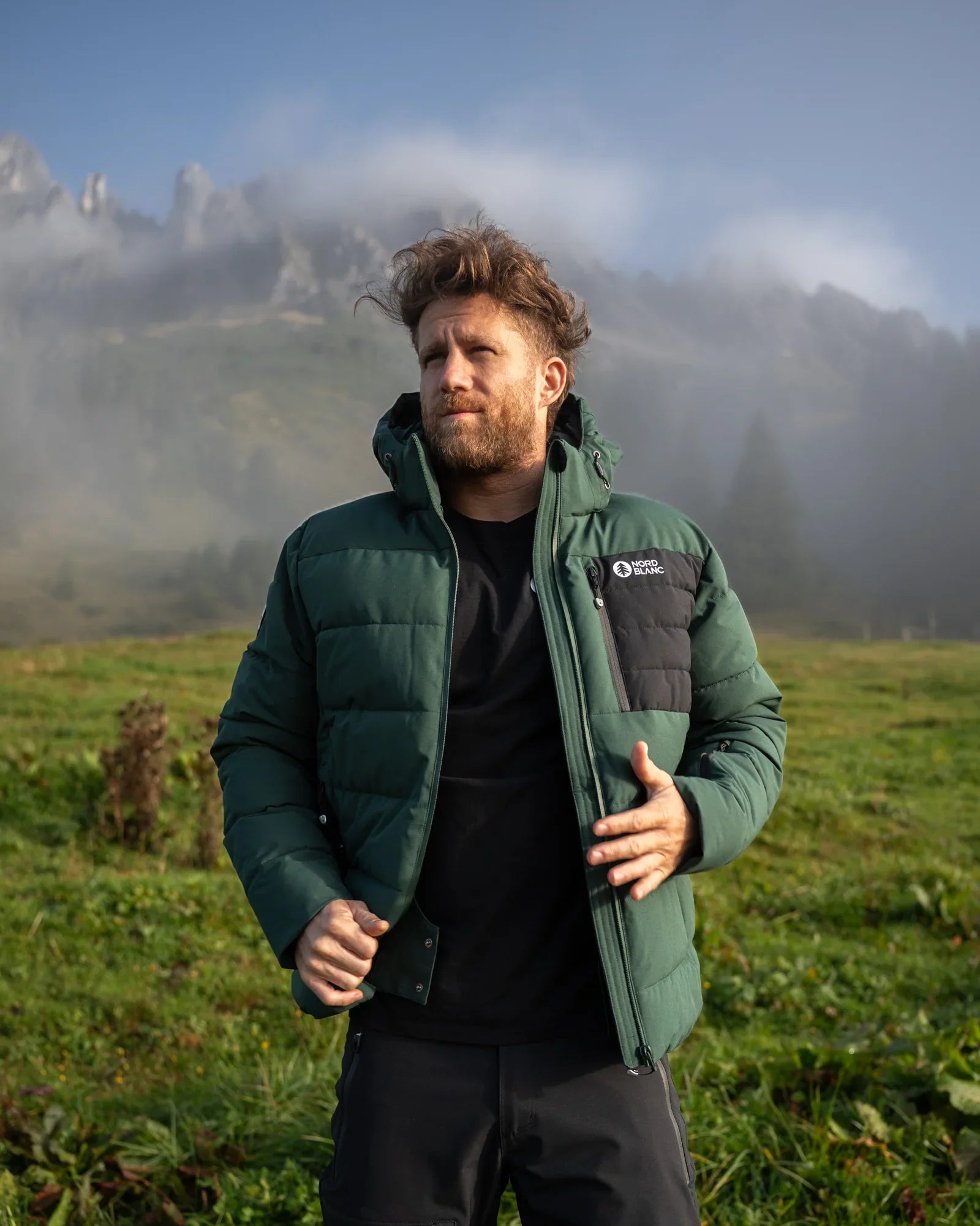 Wasserdichte Winterjacke Herren - BRAMBLE grün-4