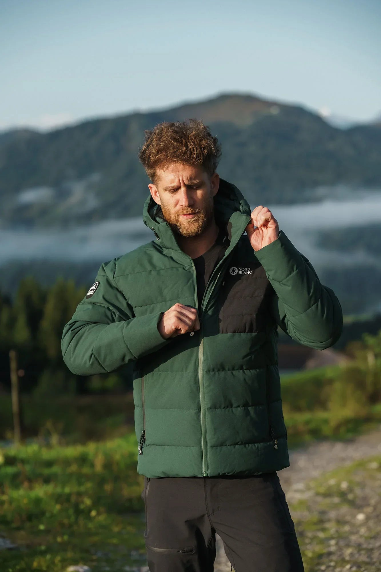Wasserdichte Winterjacke Herren - BRAMBLE grün-6