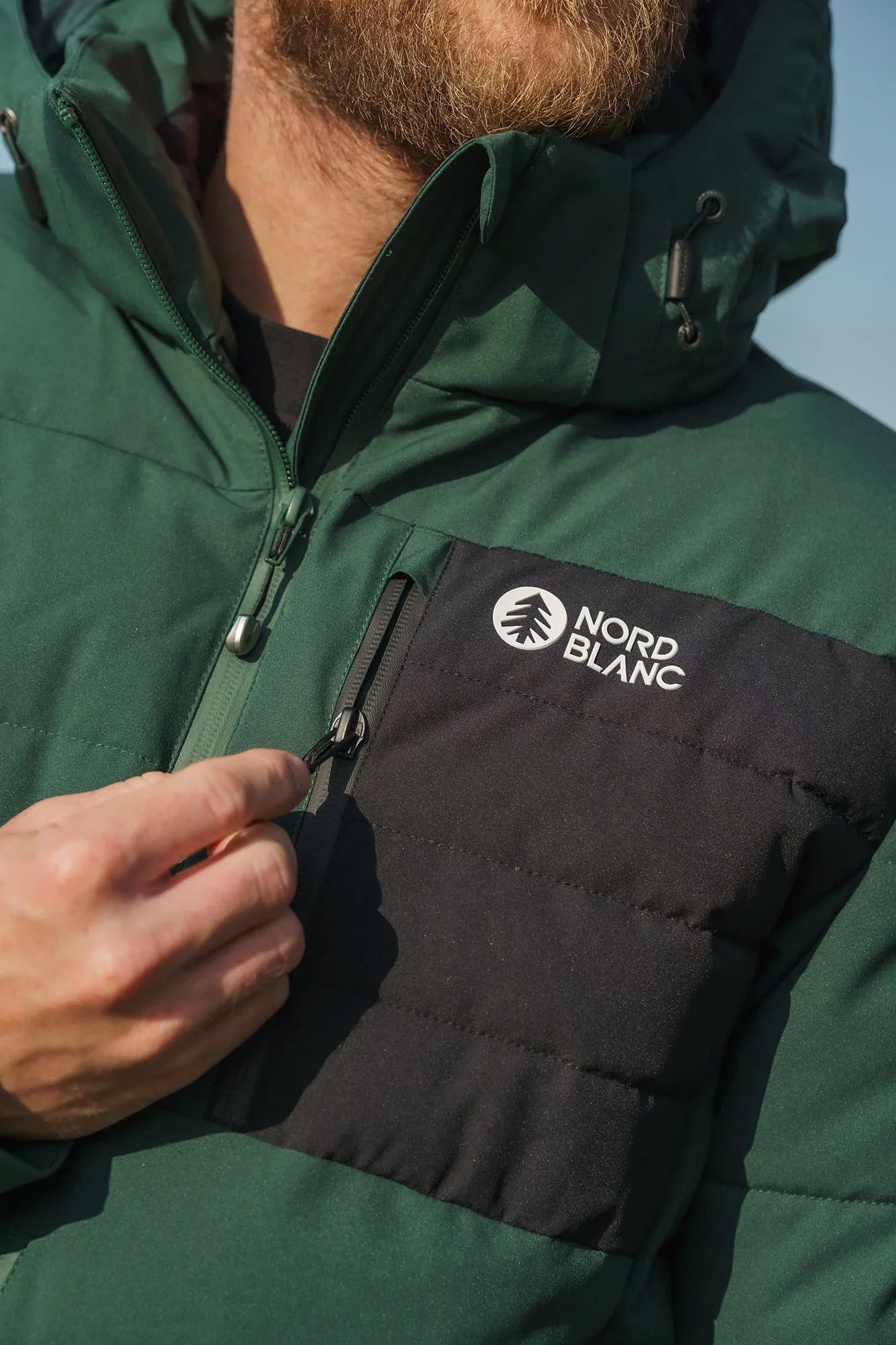 Wasserdichte Winterjacke Herren - BRAMBLE grün-8
