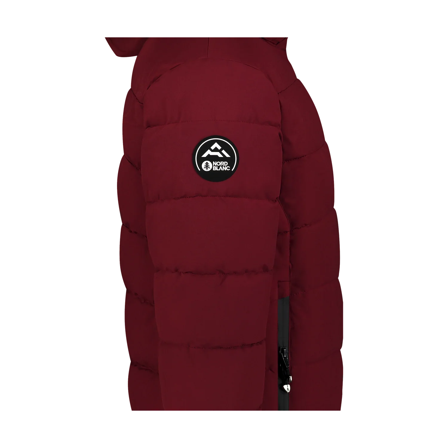 Wasserdichte Winterjacke Herren - BRAMBLE weinrot-2