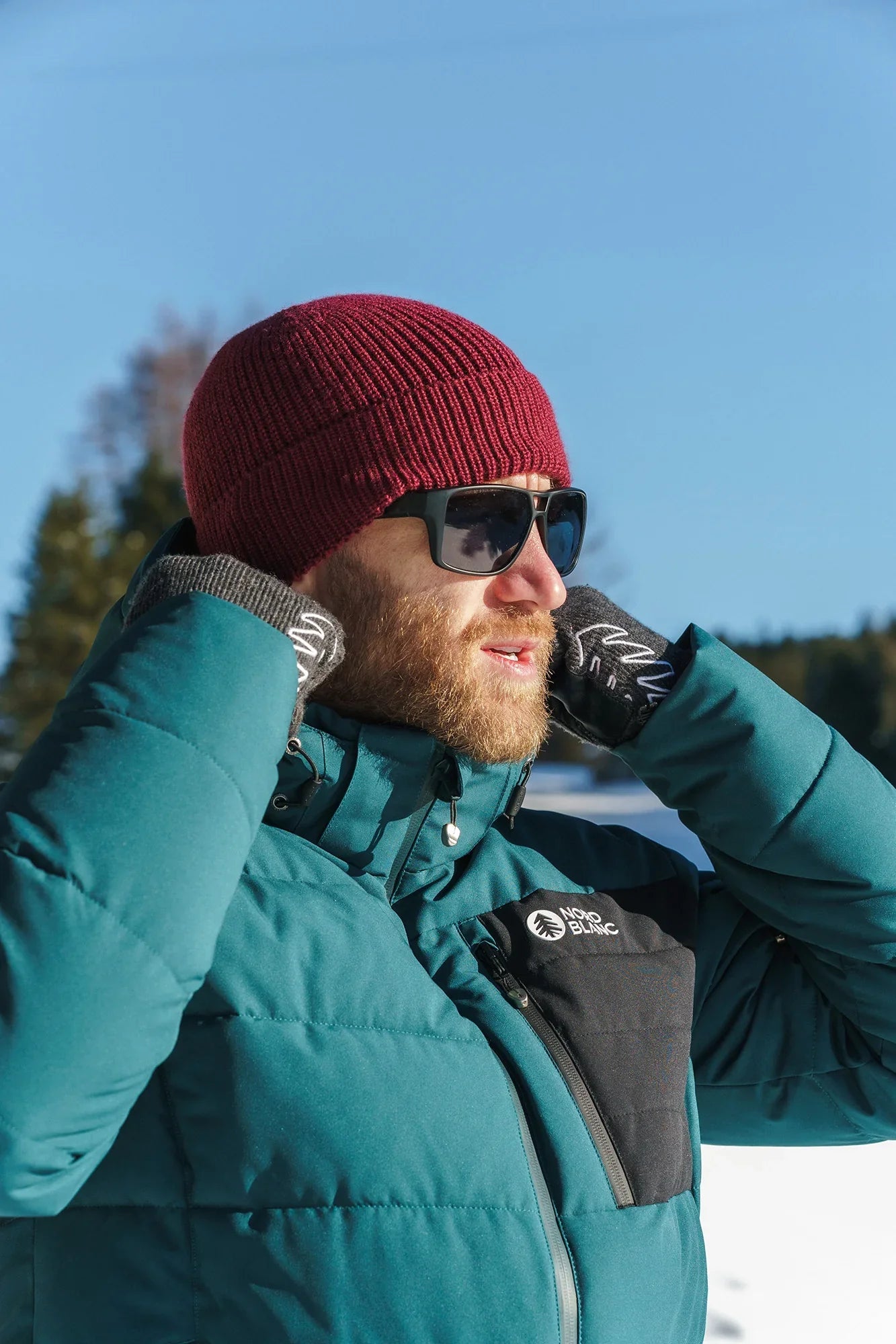 Wasserdichte Winterjacke Herren - BRAMBLE grün-7