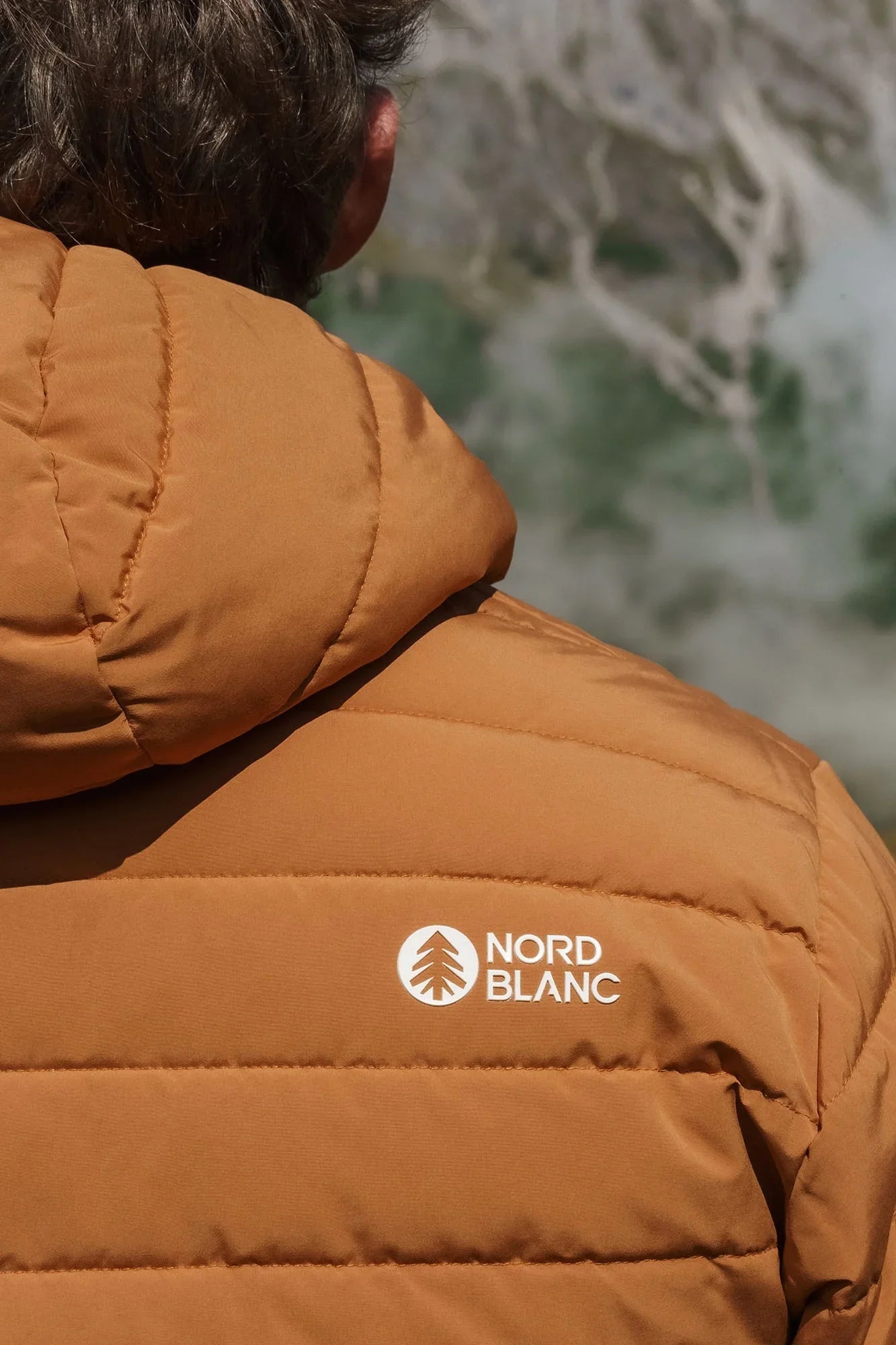 Winter jacket men's - QUILL brown-4