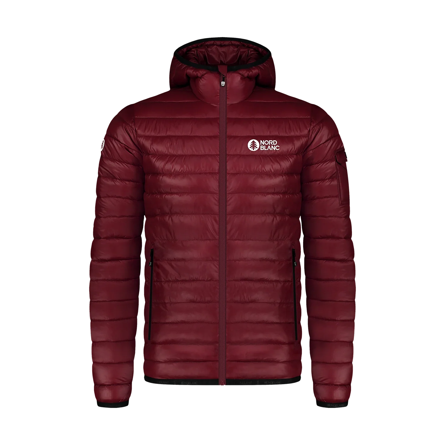 Winter jacket men's - SNARL wine red-1