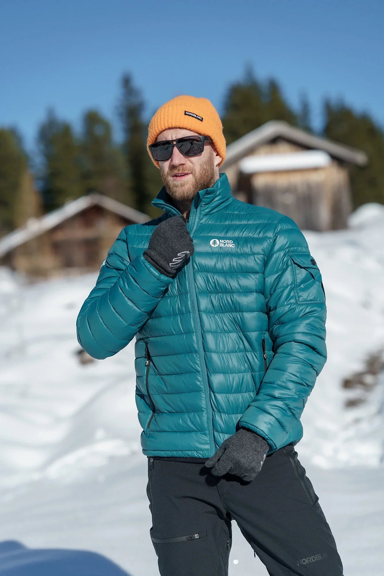Winter jacket men's - SNARL green-2