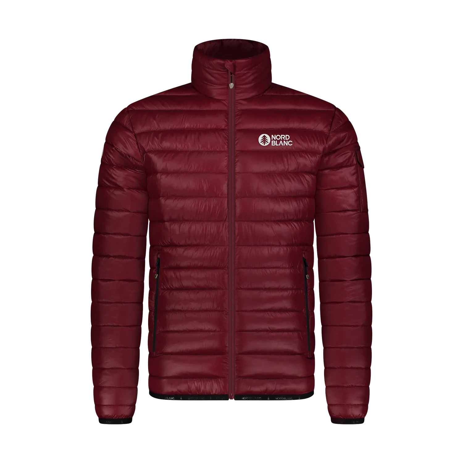 Winterjacke Herren - BURROW weinrot