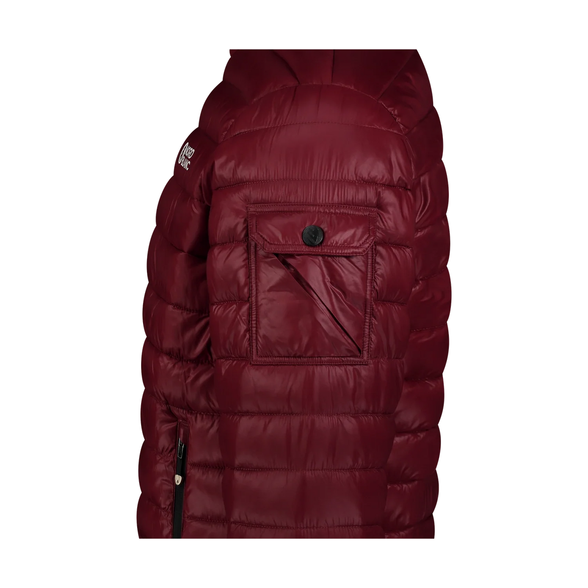 Quilted jacket men's - BURROW wine red-3