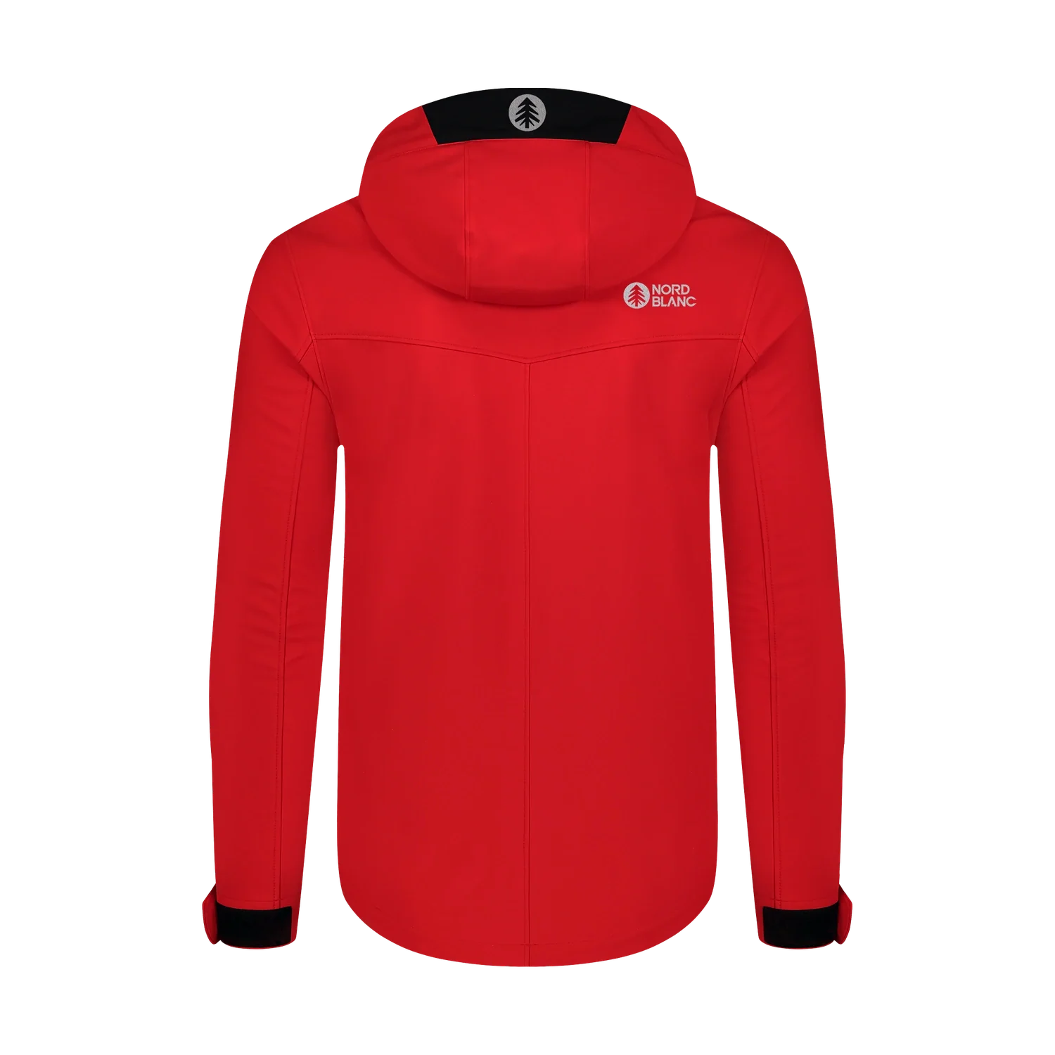 Softshell jacket with fleece men's - RASP red-2