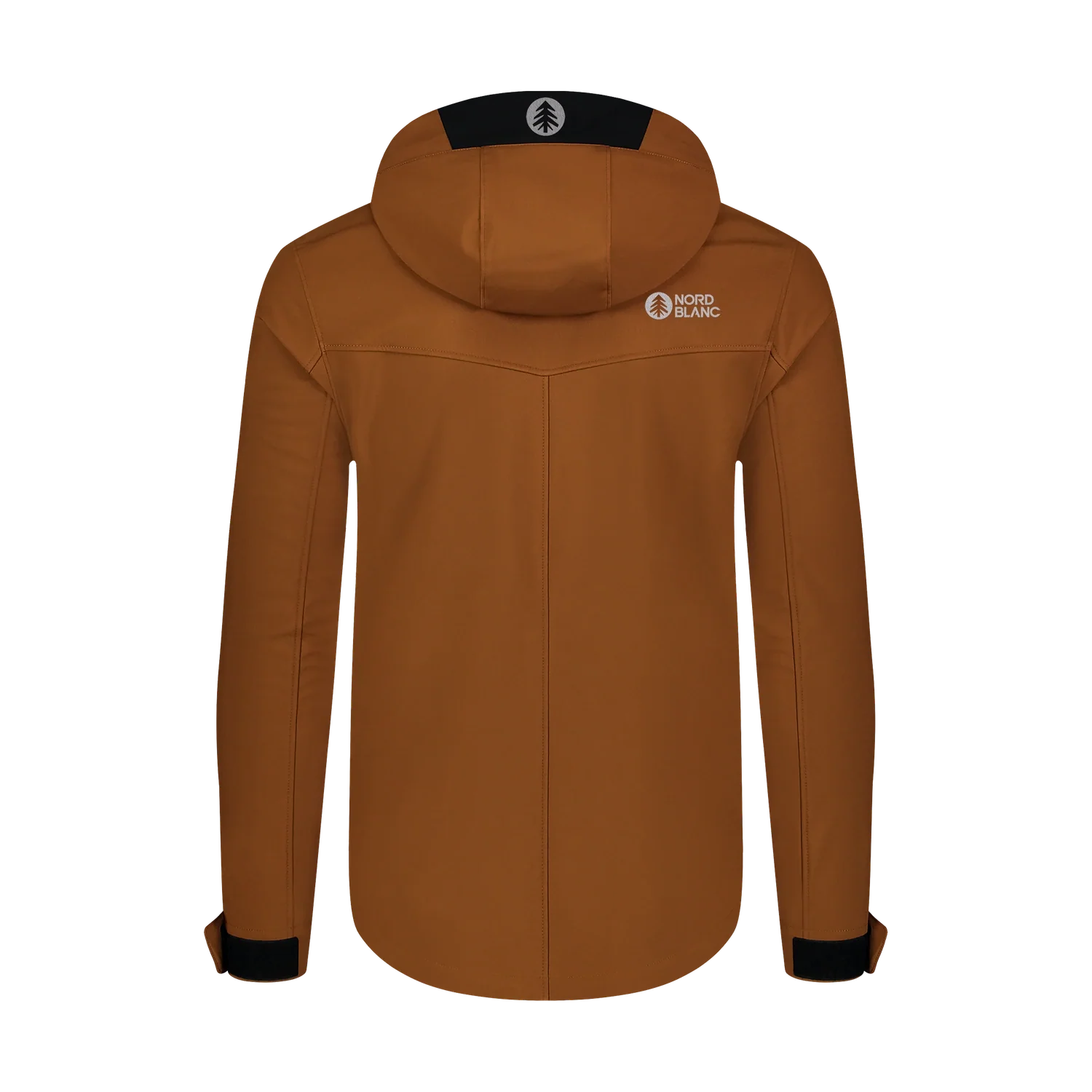 Softshell jacket with fleece men's - RASP brown-6