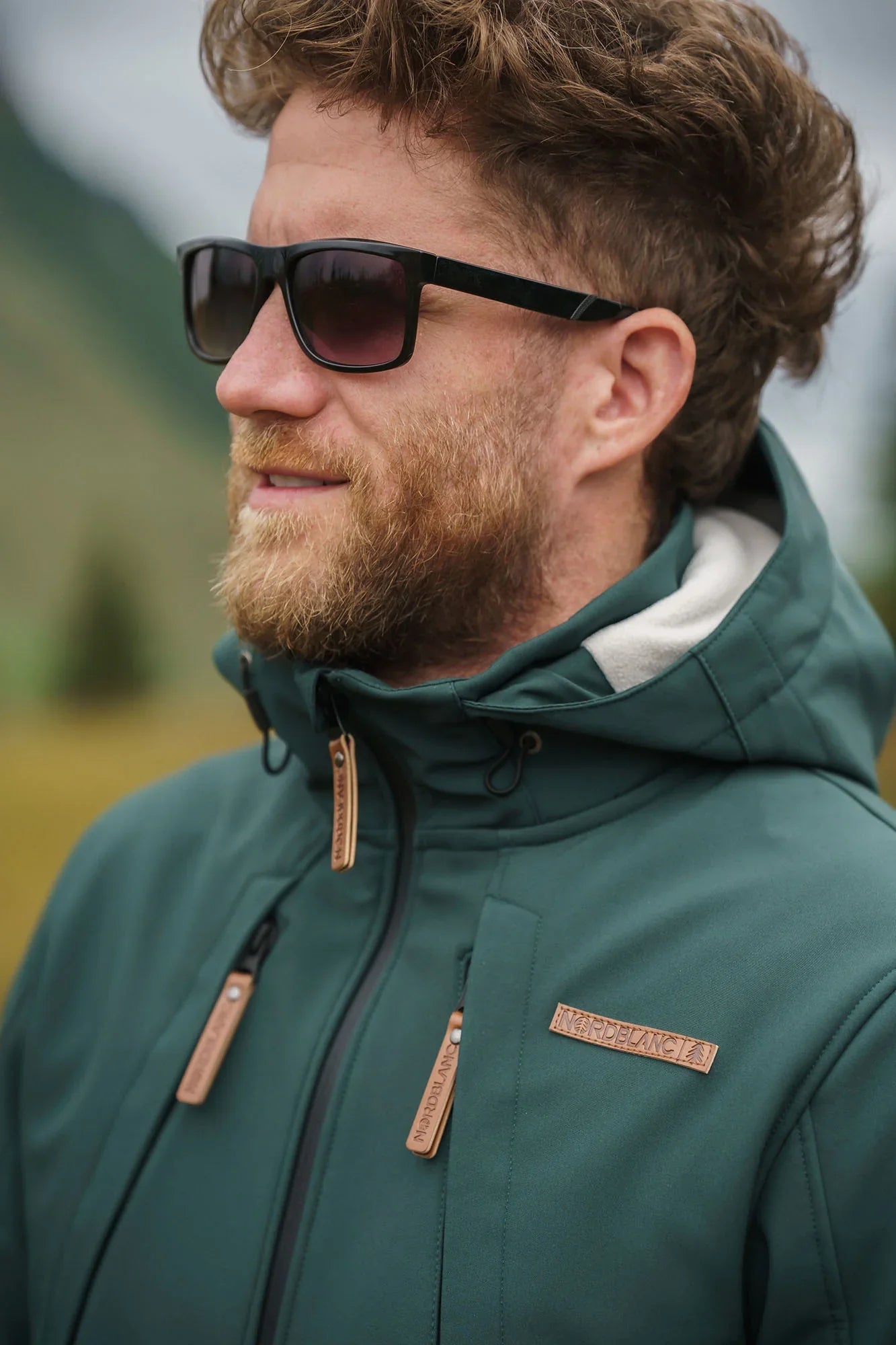Fleece Gefüttert Softshelljacke Herren - BLUSTER grün-7
