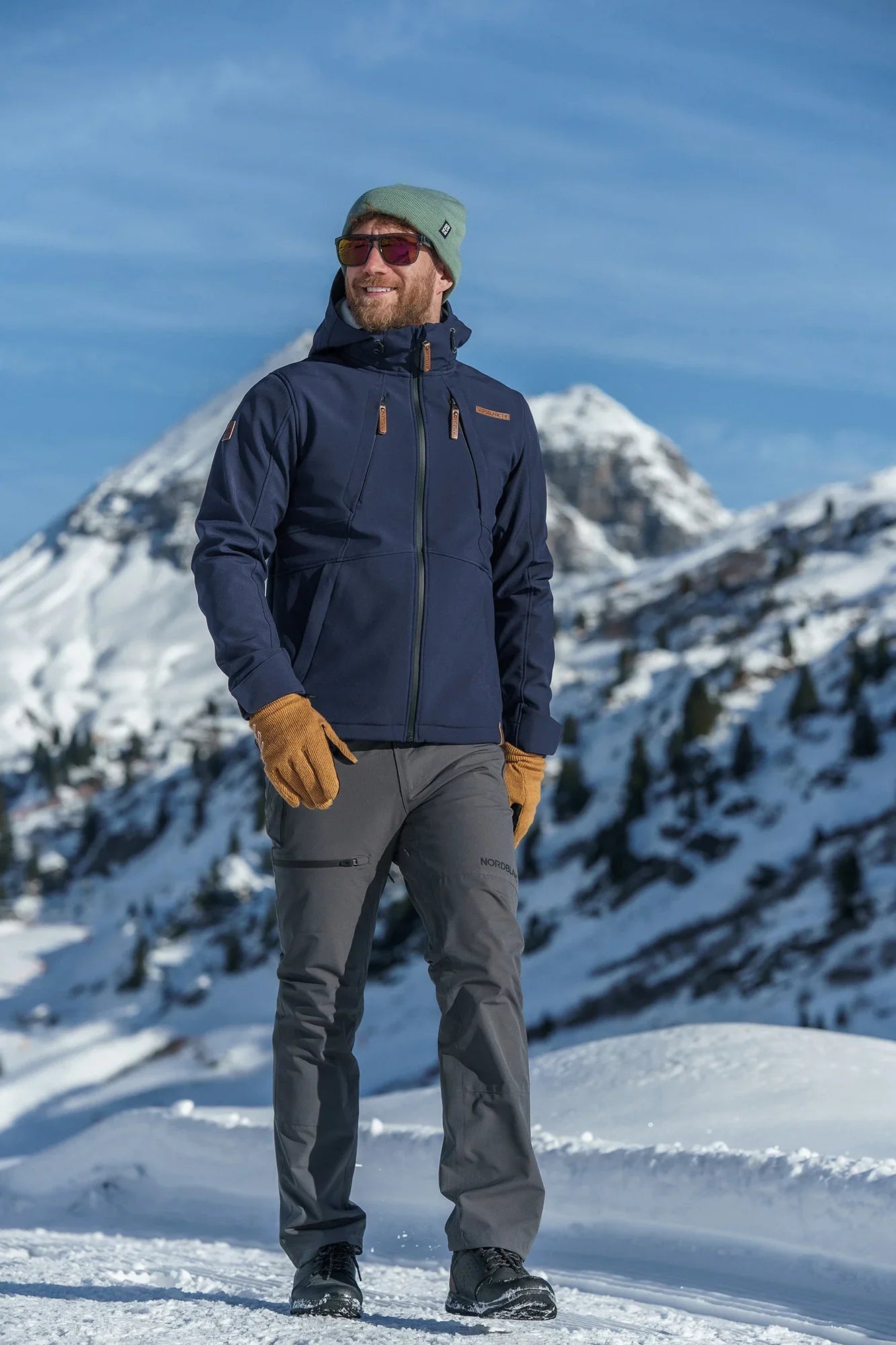 Softshell jakna s runom muška - BLUSTER plava-3