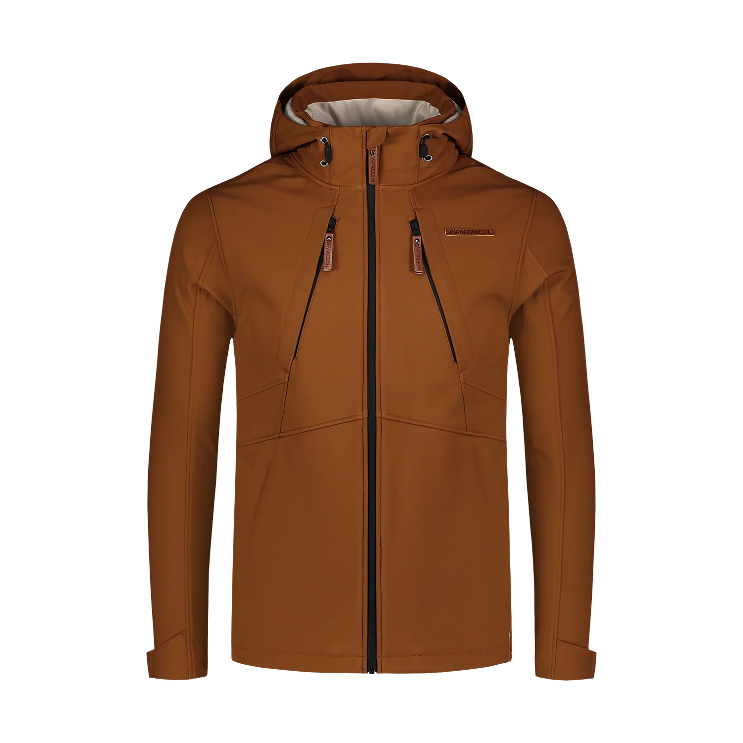 Softshell jacket with fleece men's - BLUSTER brown