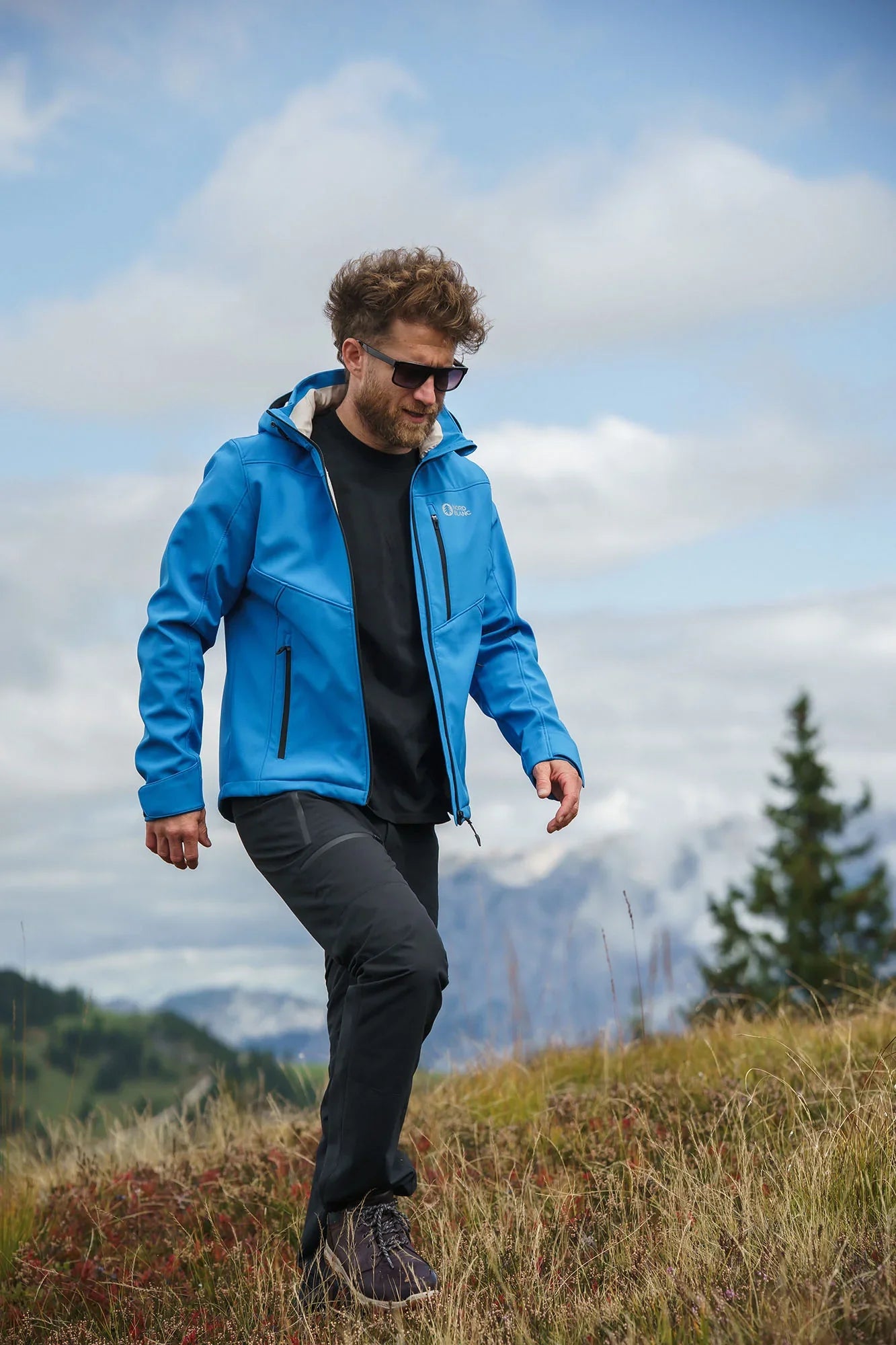 Zateplené nepromokavé outdoorové kalhoty pánské - GRIZZLY černé-7