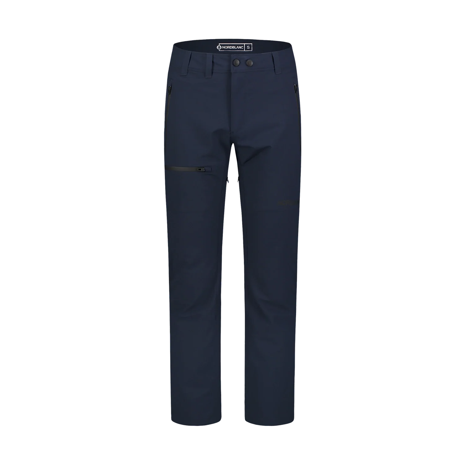 Zateplené nepromokavé outdoorové kalhoty pánské - GRIZZLY tmavě modré-1