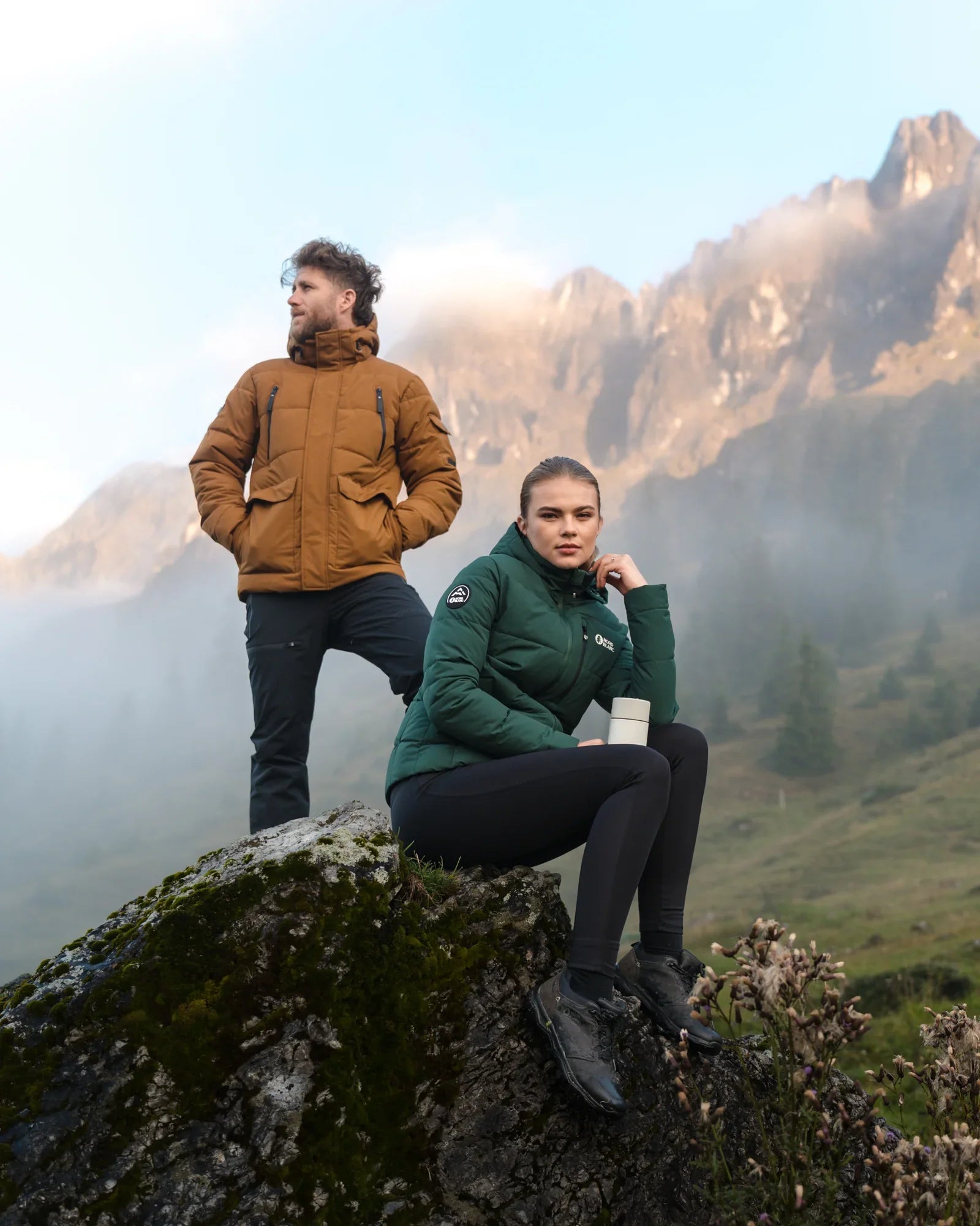 Geacă impermeabilă de iarnă pentru femei - INUIT verde-4