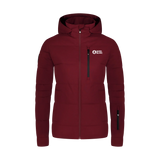 Wasserdichte Winterjacke Damen - INUIT weinrot