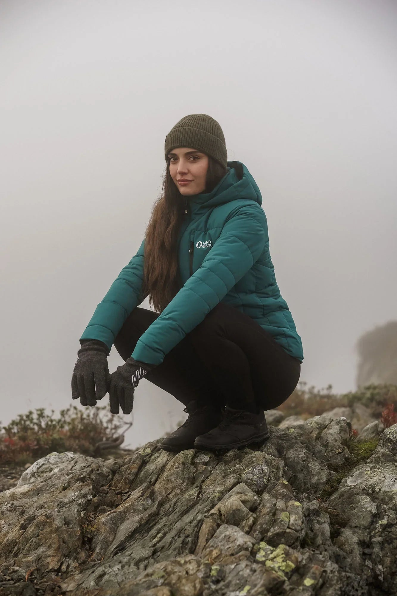 Wasserdichte Winterjacke Damen - INUIT grün-6