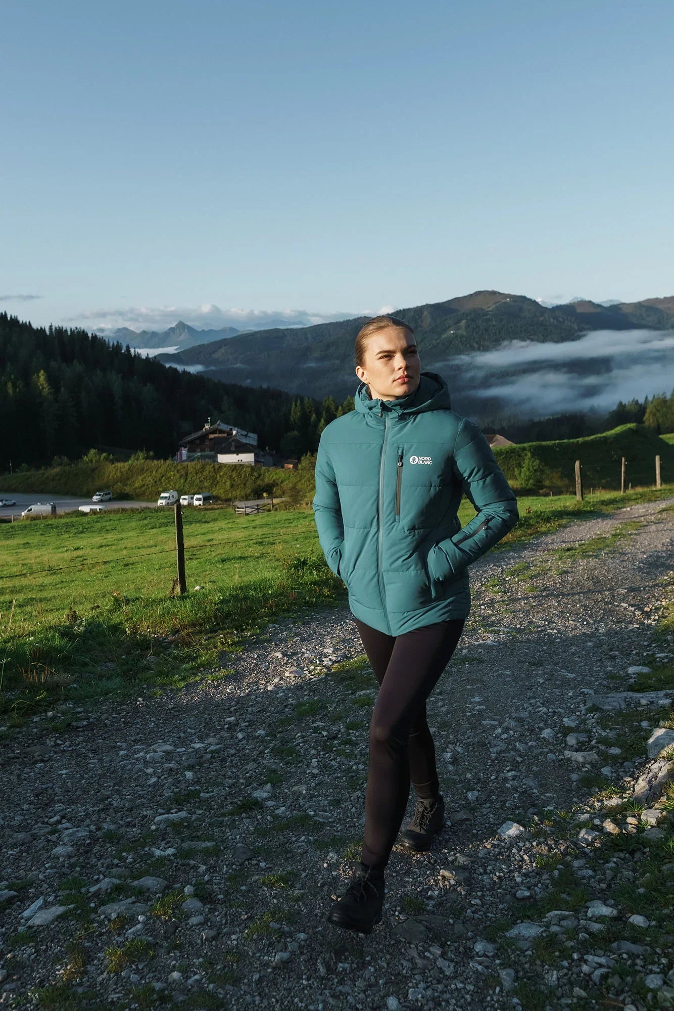Wasserdichte Winterjacke Damen - INUIT grün-7