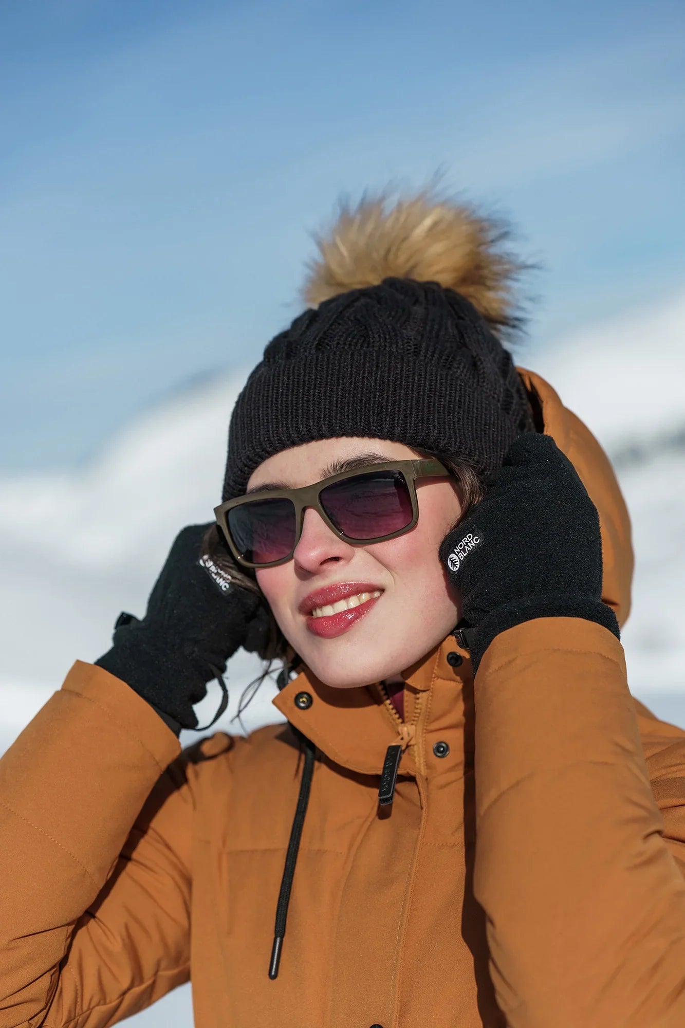 Wasserdichte Winterparka Damen - CAIRN braun-7