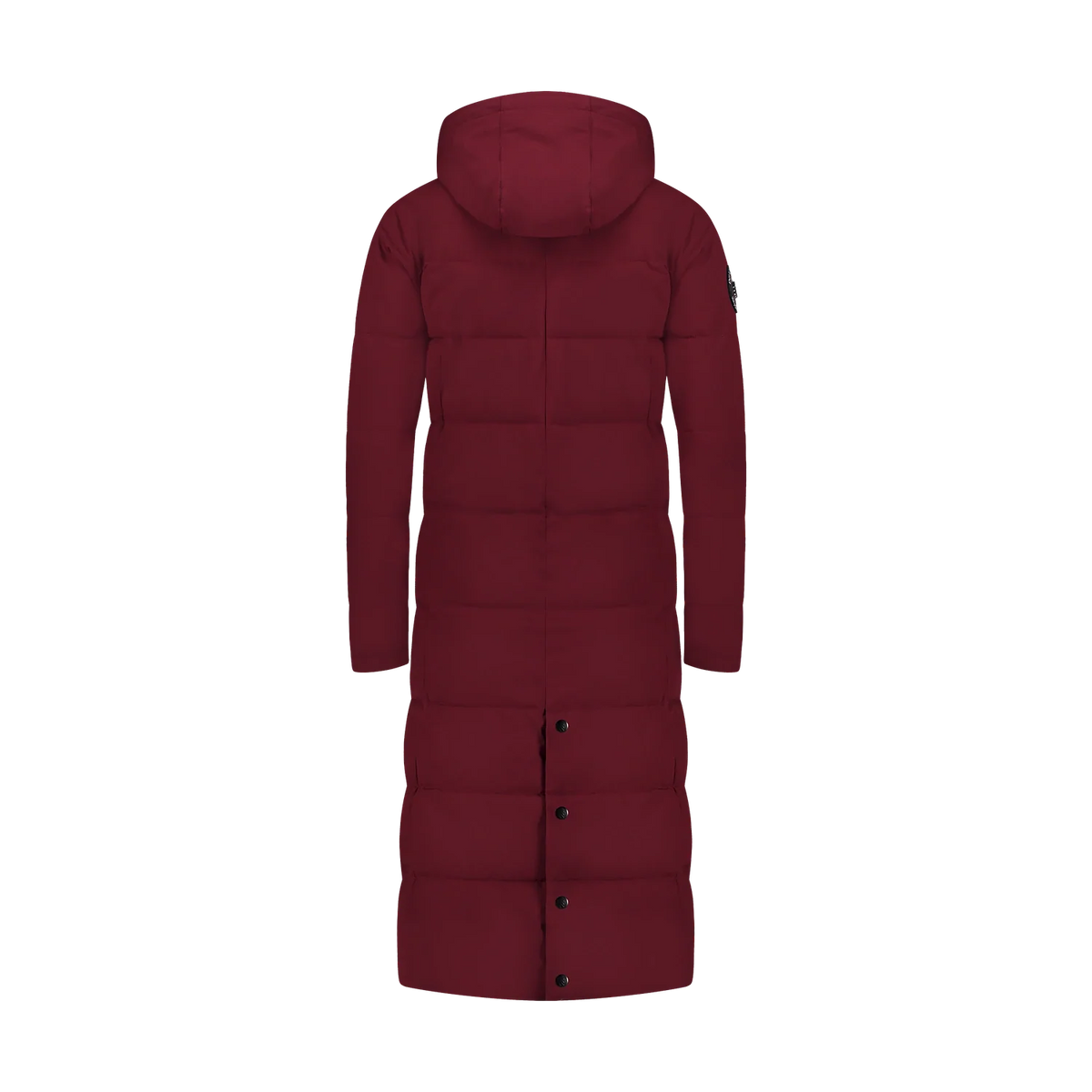 Waterproof winter parka women's - CAIRN wine red-3