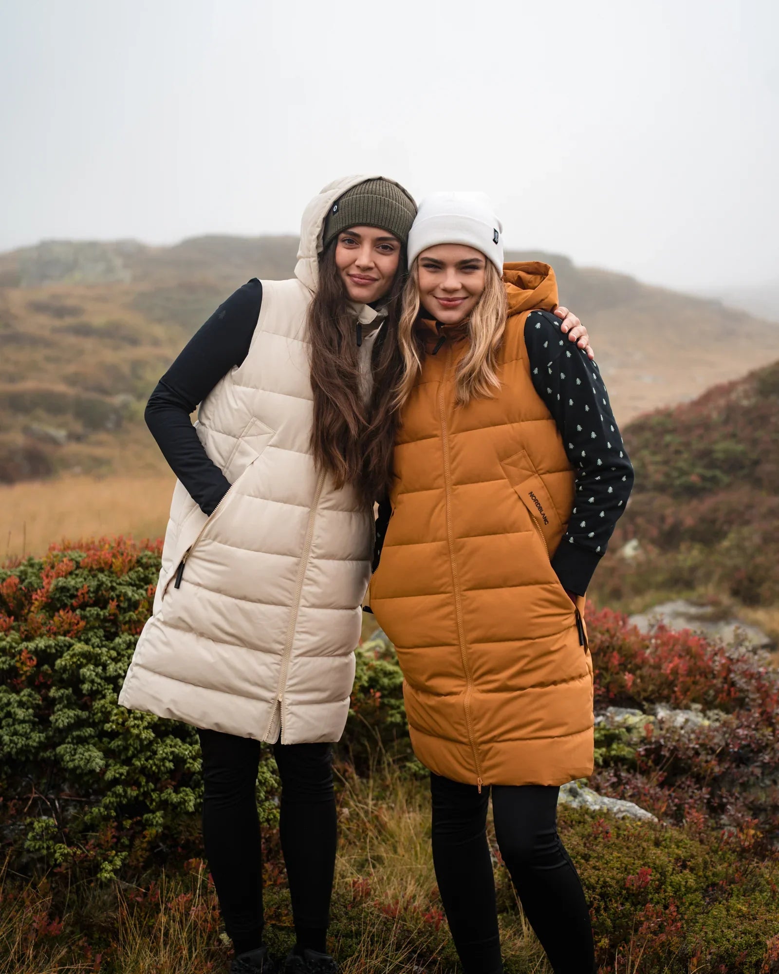 Winter vest women's - HOWL brown-4