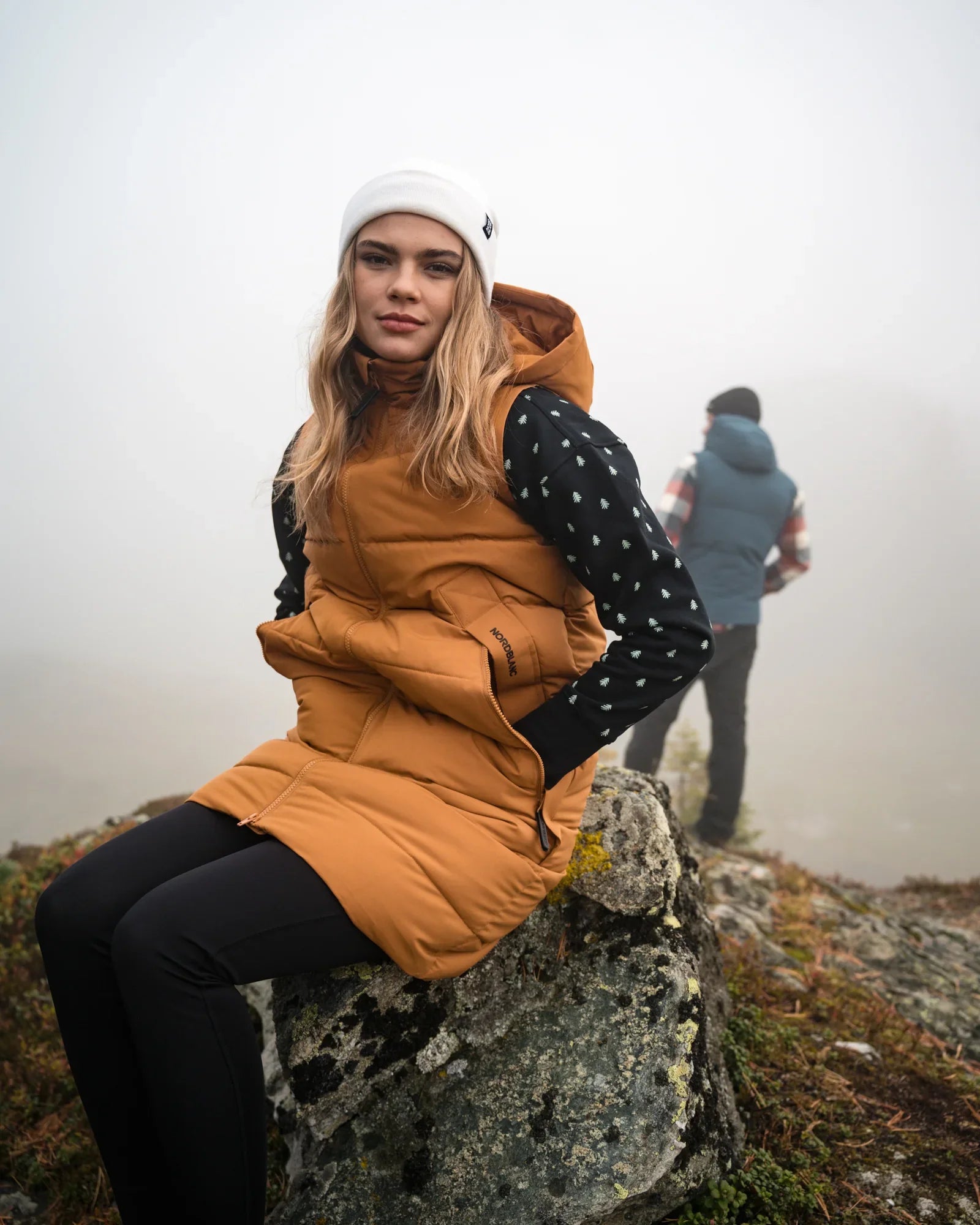 Winter vest women's - HOWL brown-6