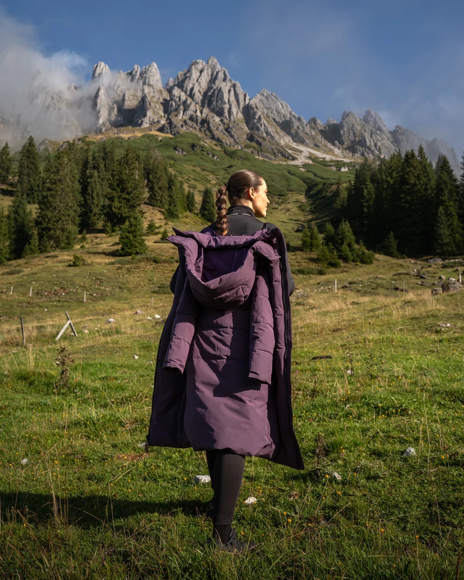 Winter parka women's - GLINT violet-5