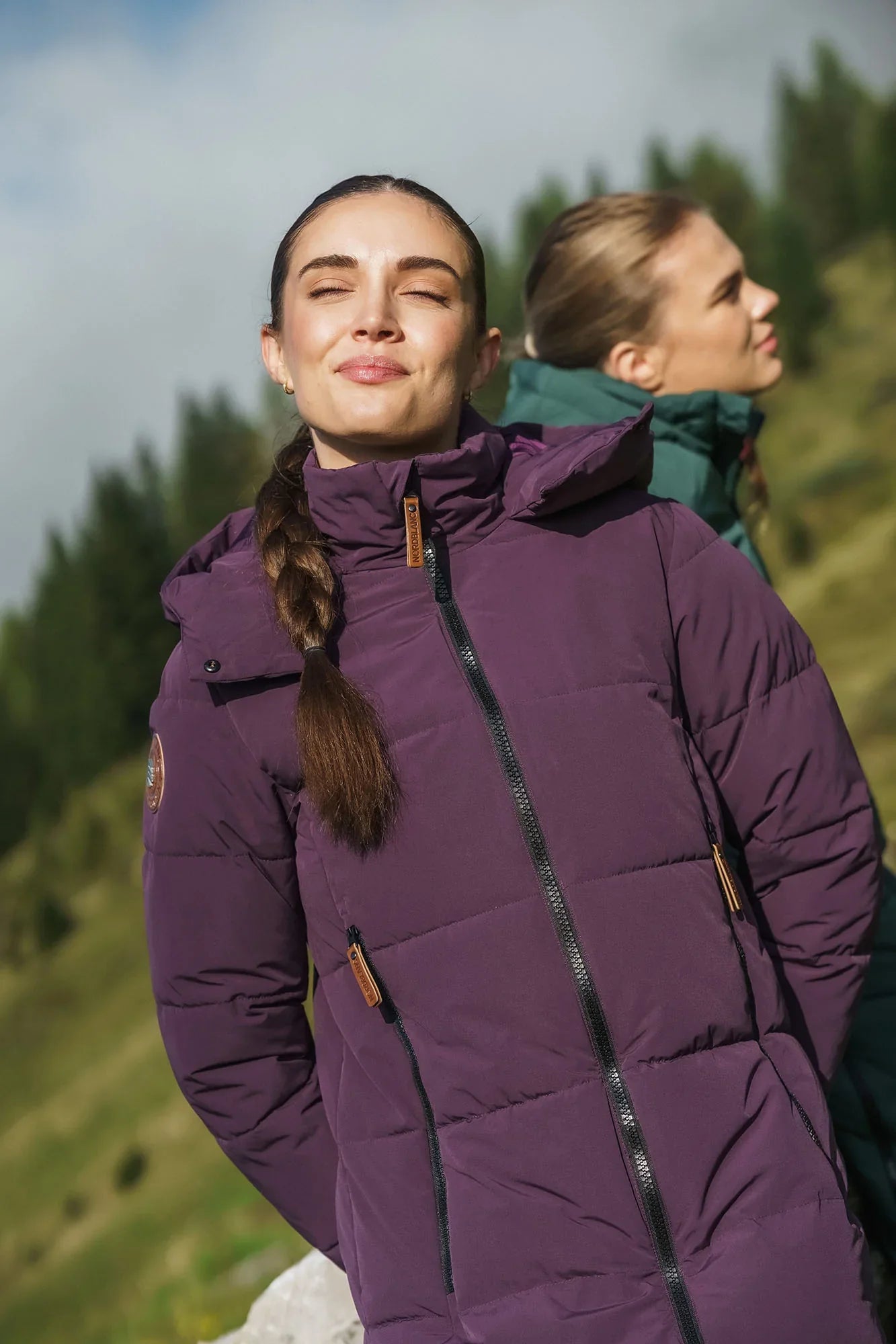 Winter parka women's - GLINT violet-6