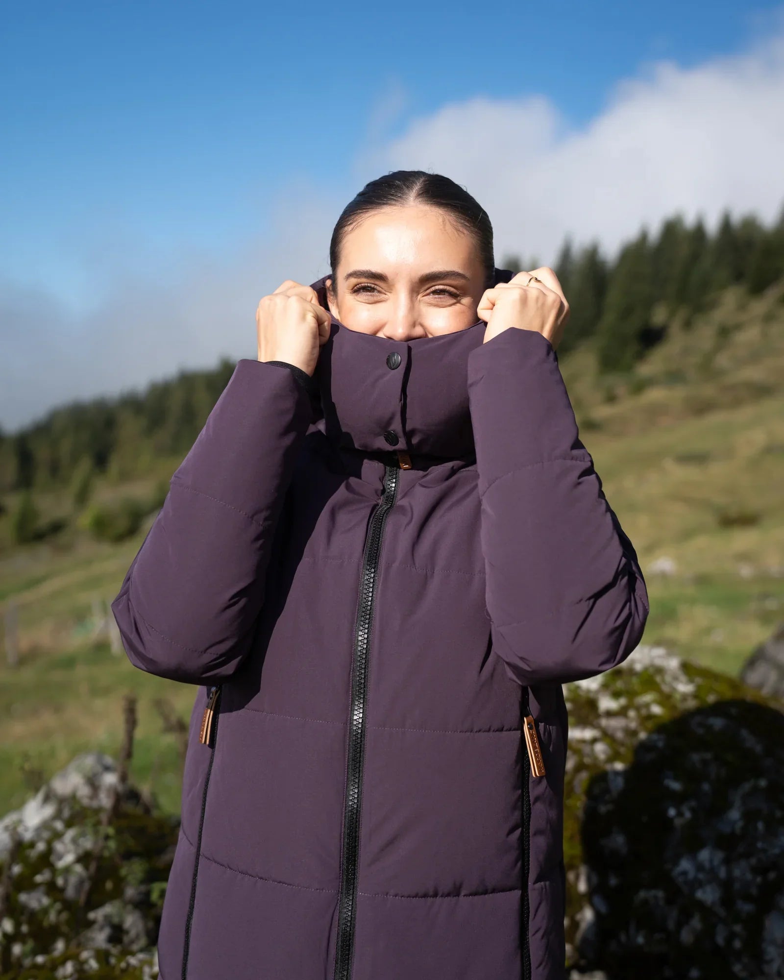 Winter parka women's - GLINT violet-7