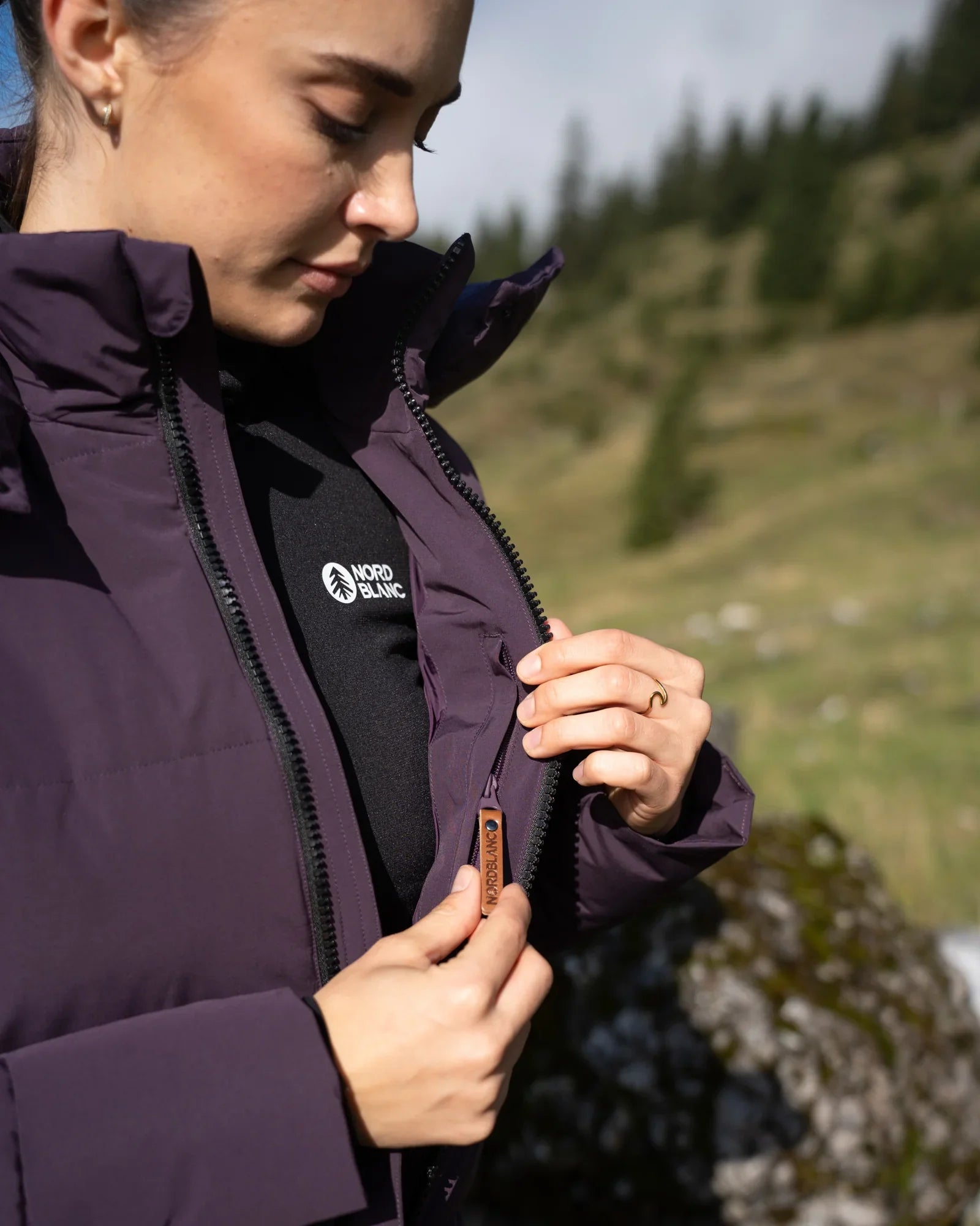 Winter parka women's - GLINT violet-8