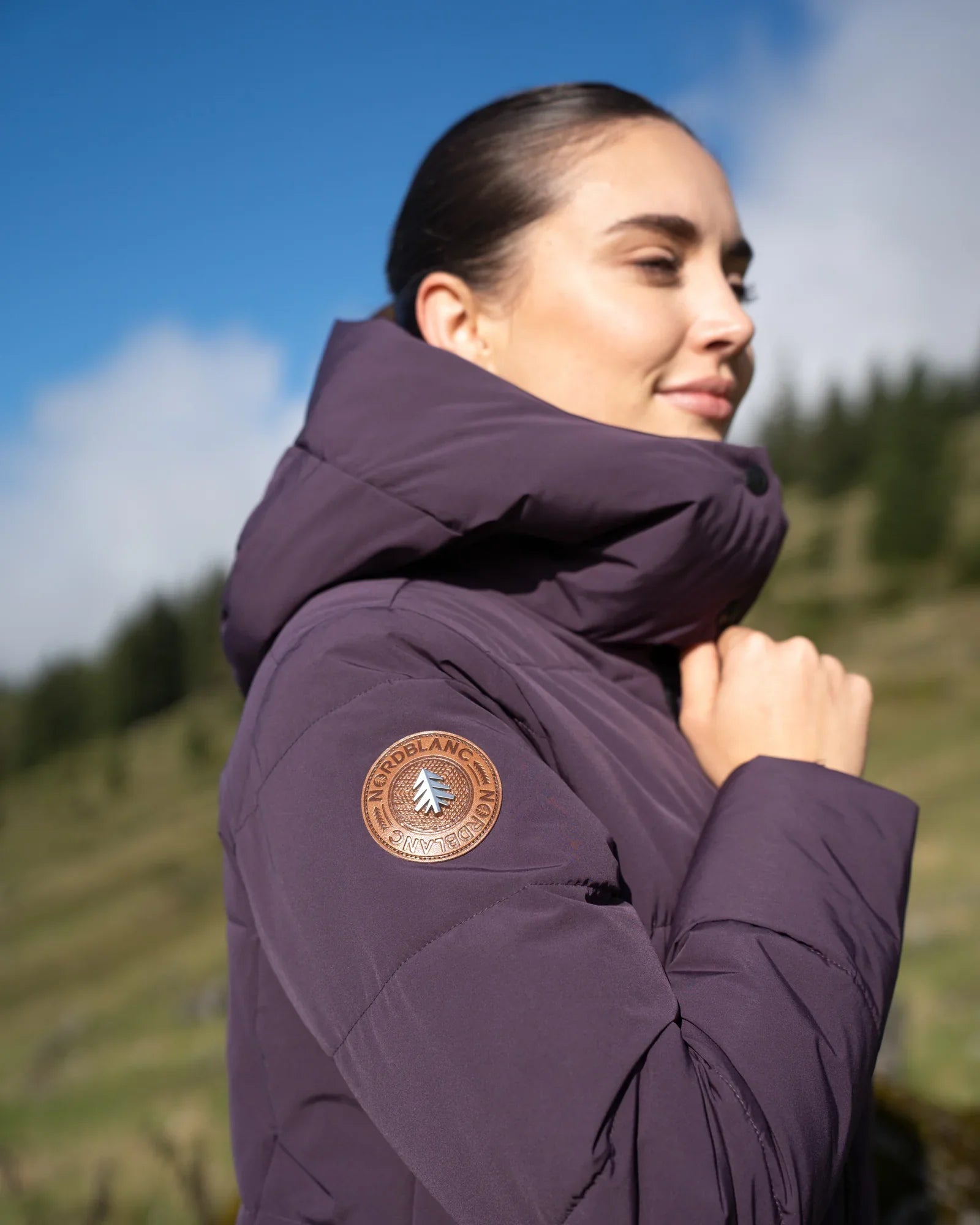 Winter parka women's - GLINT violet-9