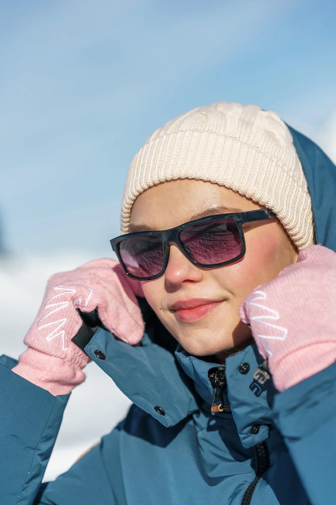Winterparka Damen - GLINT blau-8