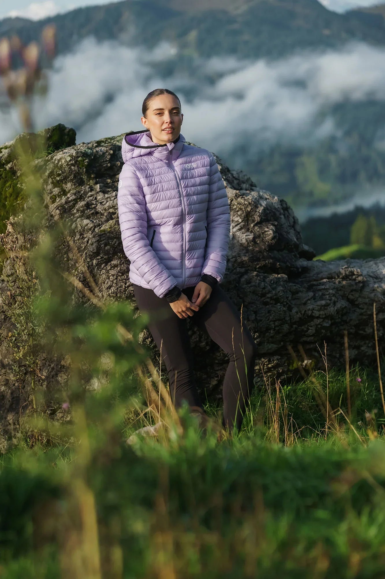 Quilted jacket women's - VALE violet-5