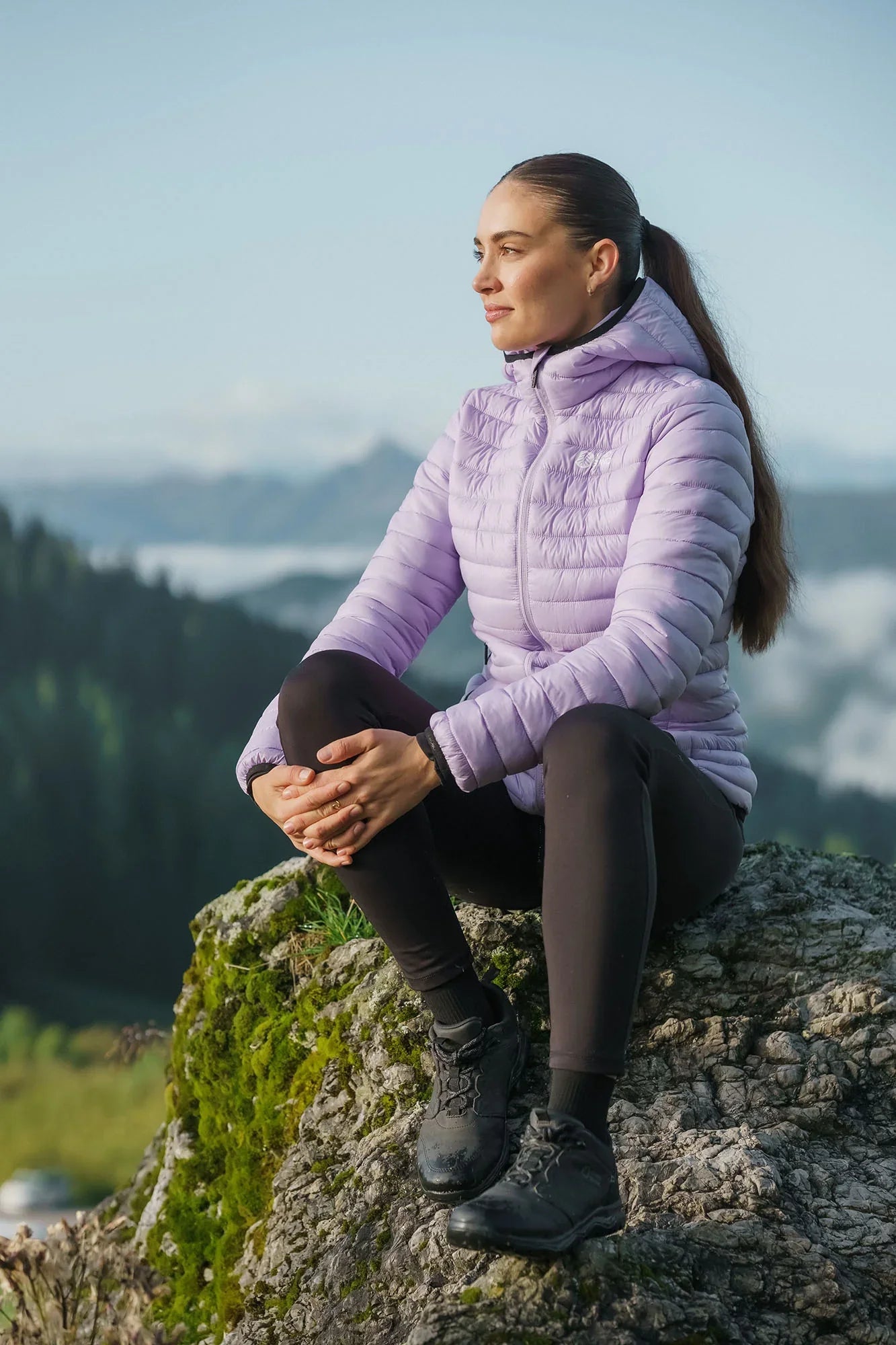 Quilted jacket women's - VALE violet-7