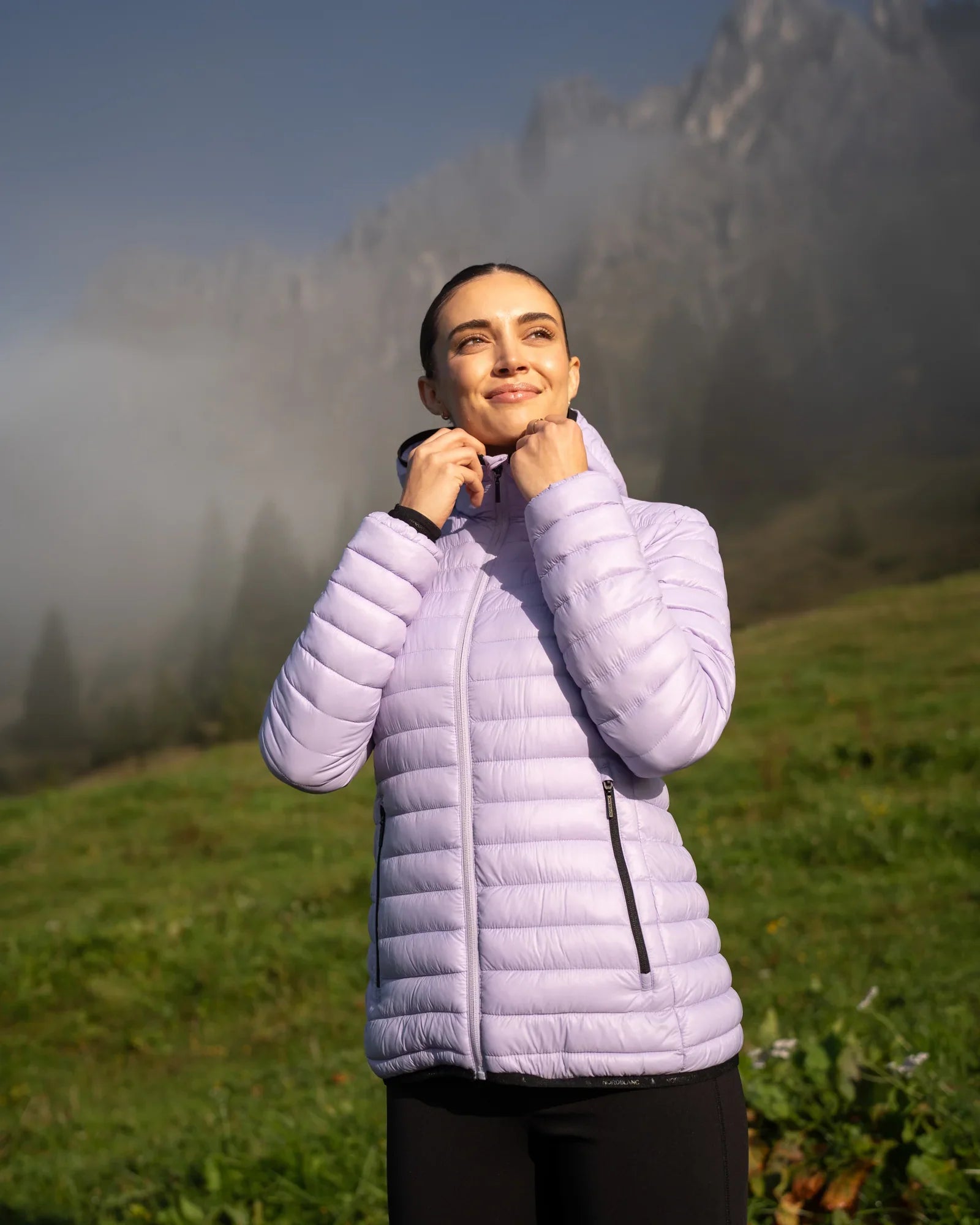 Quilted jacket women's - VALE violet-8