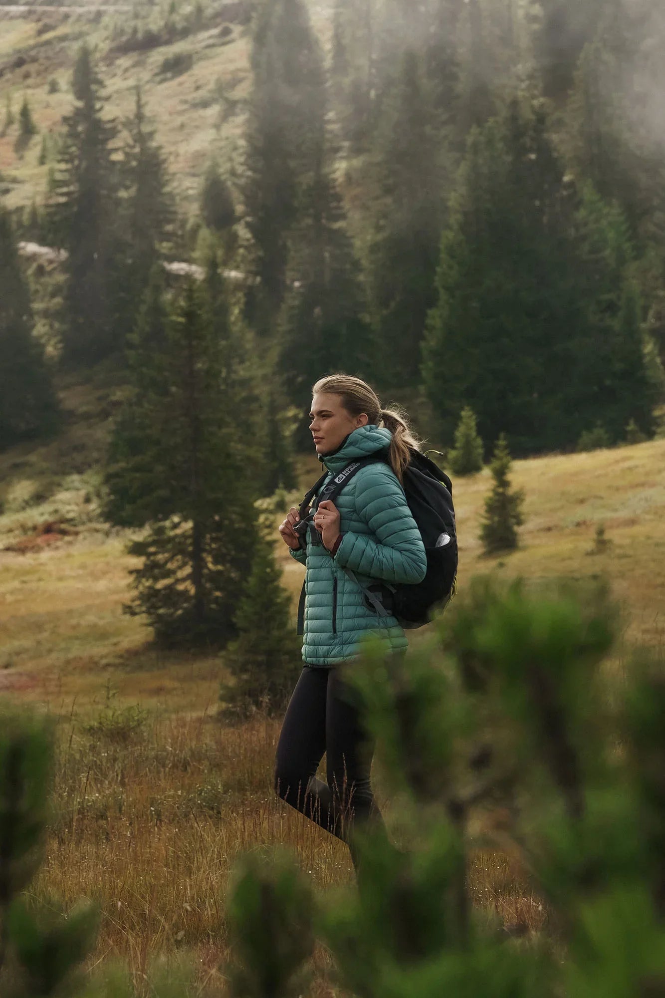 Quilted jacket women's - VALE green-2