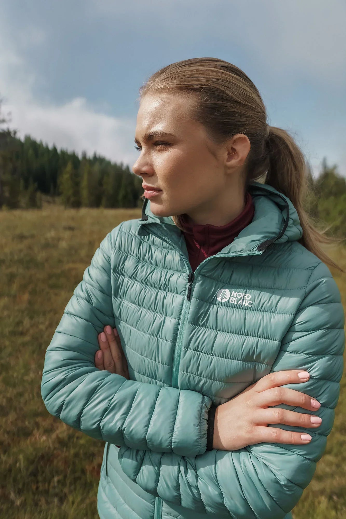 Quilted jacket women's - VALE green-8