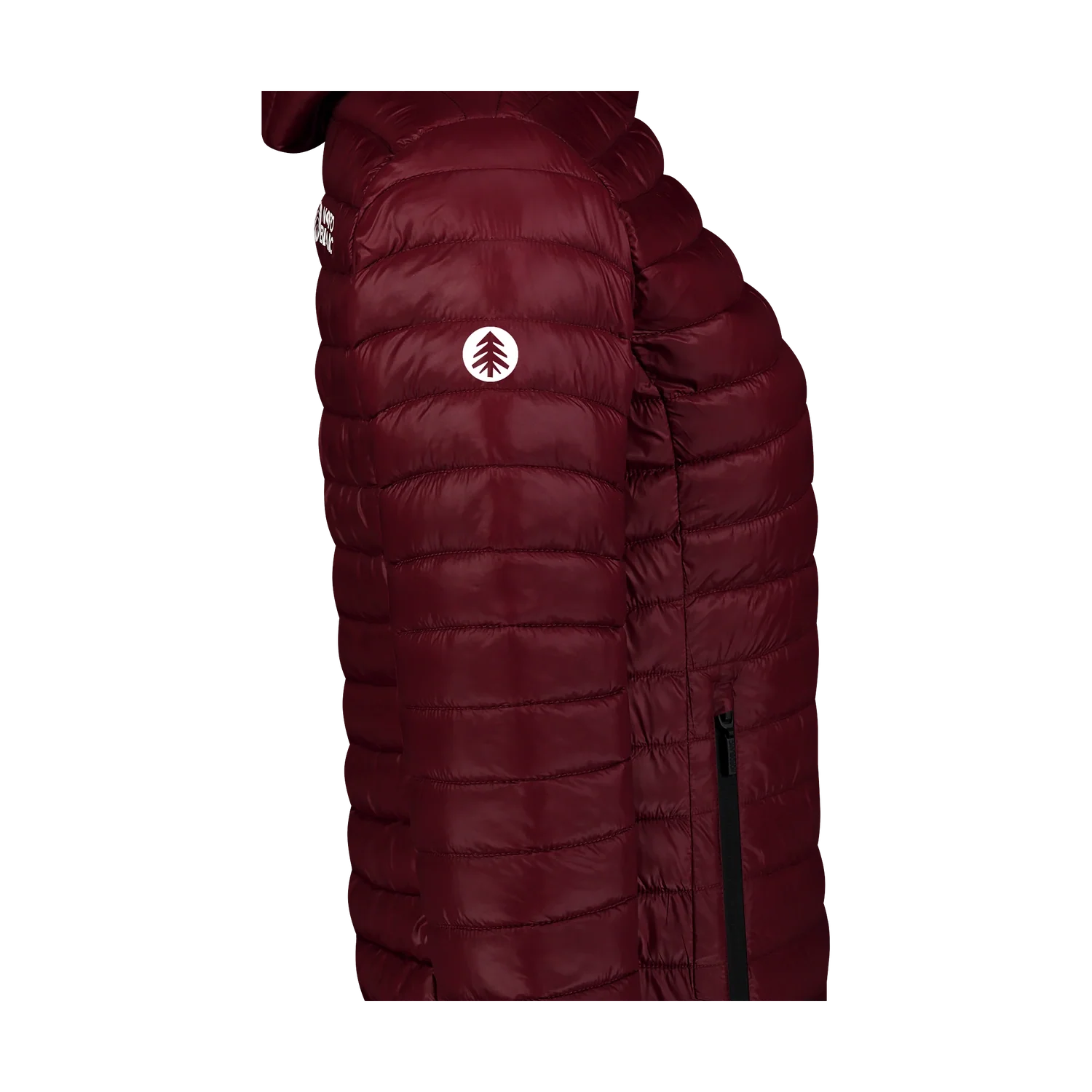 Quilted jacket women's - VALE wine red-10
