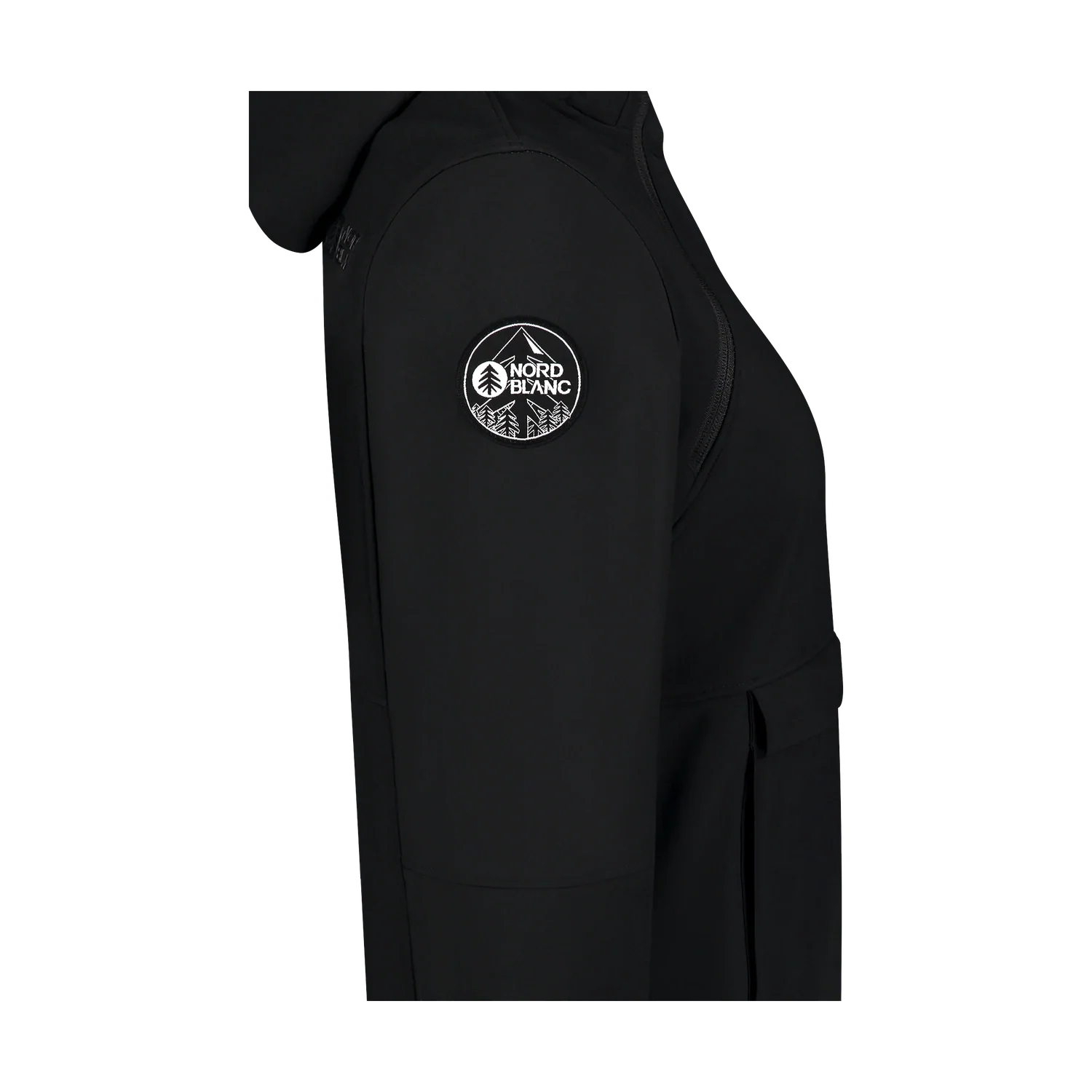 Anorac ușor softshell cu fleece pentru femei - CALDERA negru-13