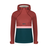 Zateplený softshellový anorak dámsky - CALDERA hnedý