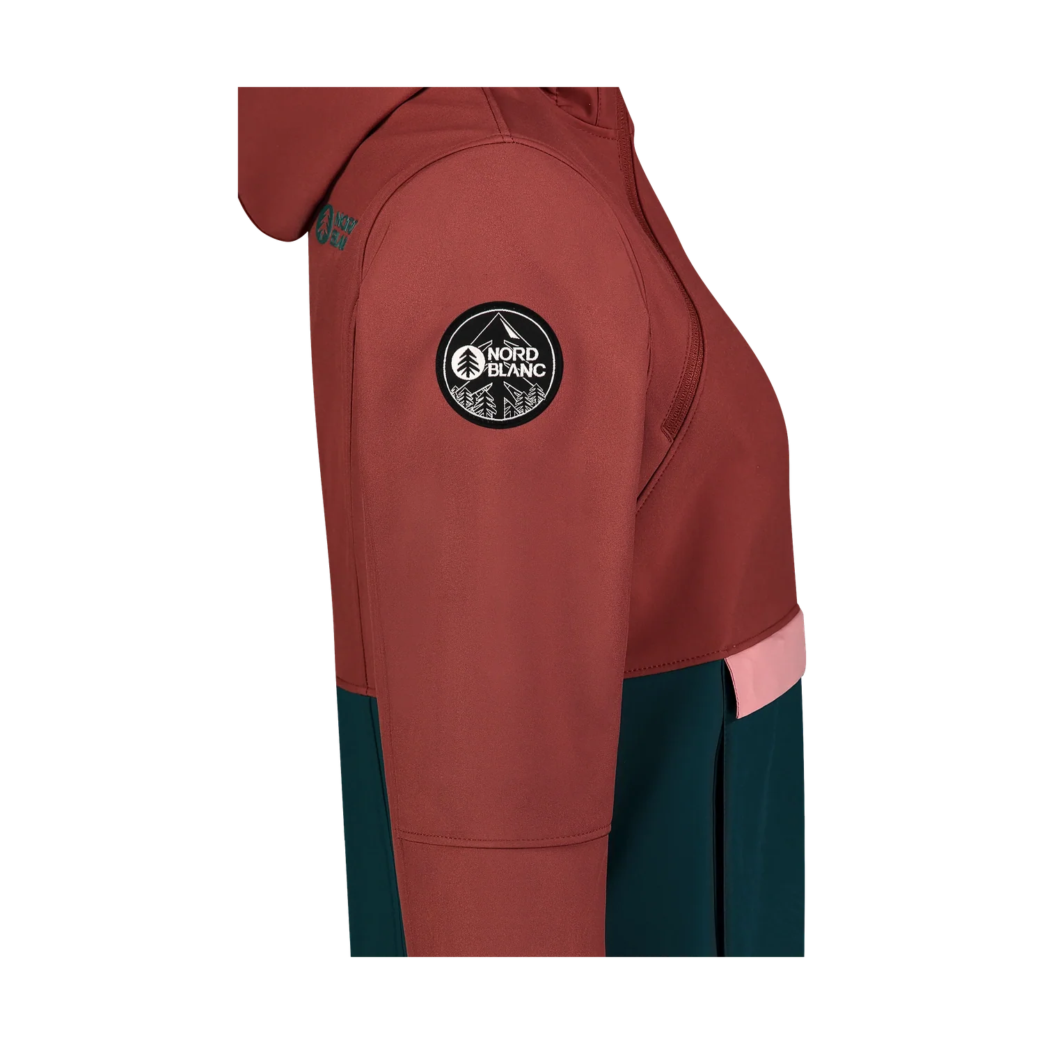 Softshell anorak with fleece women's - CALDERA brown-3