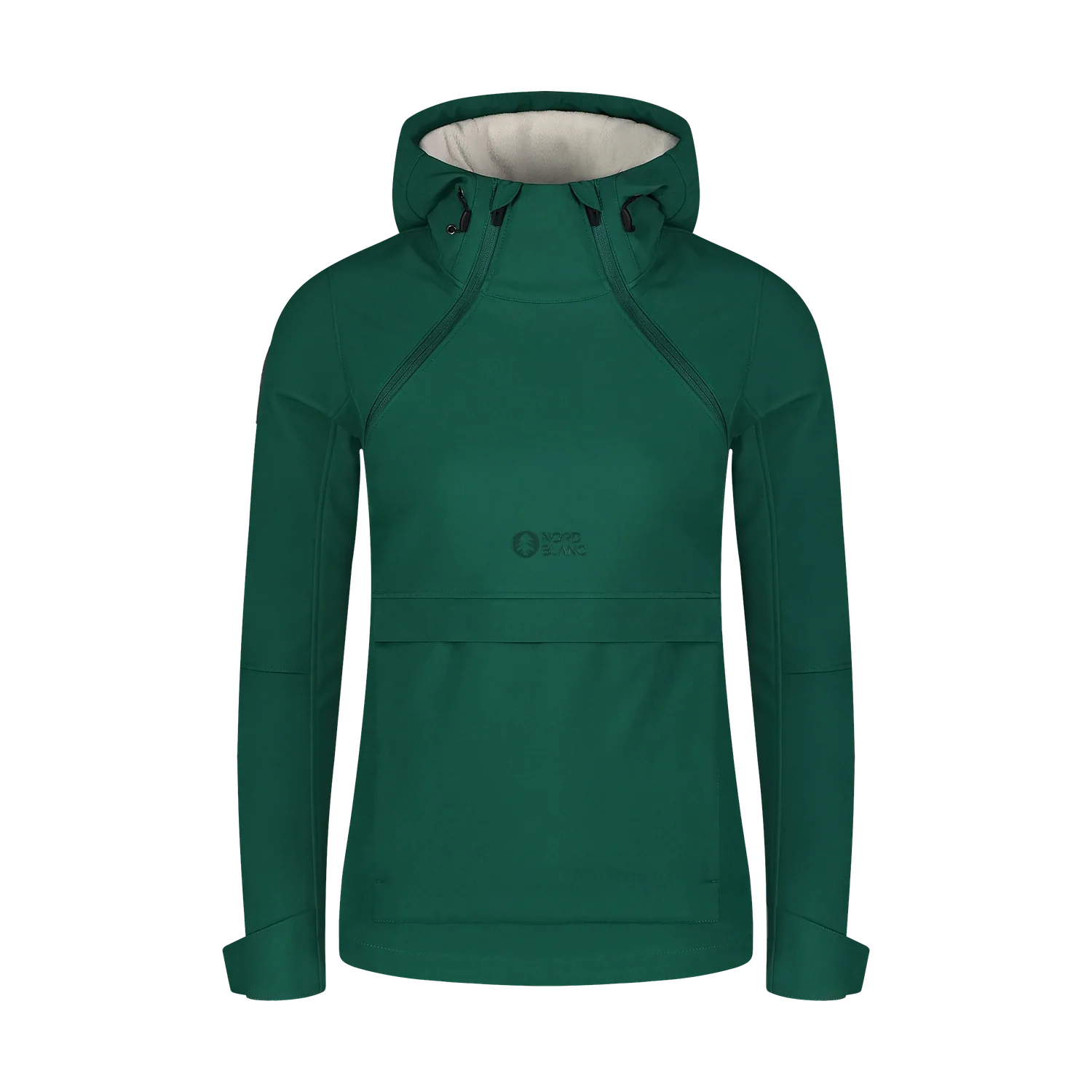 Zateplený softshellový anorak dámsky - CALDERA zelený