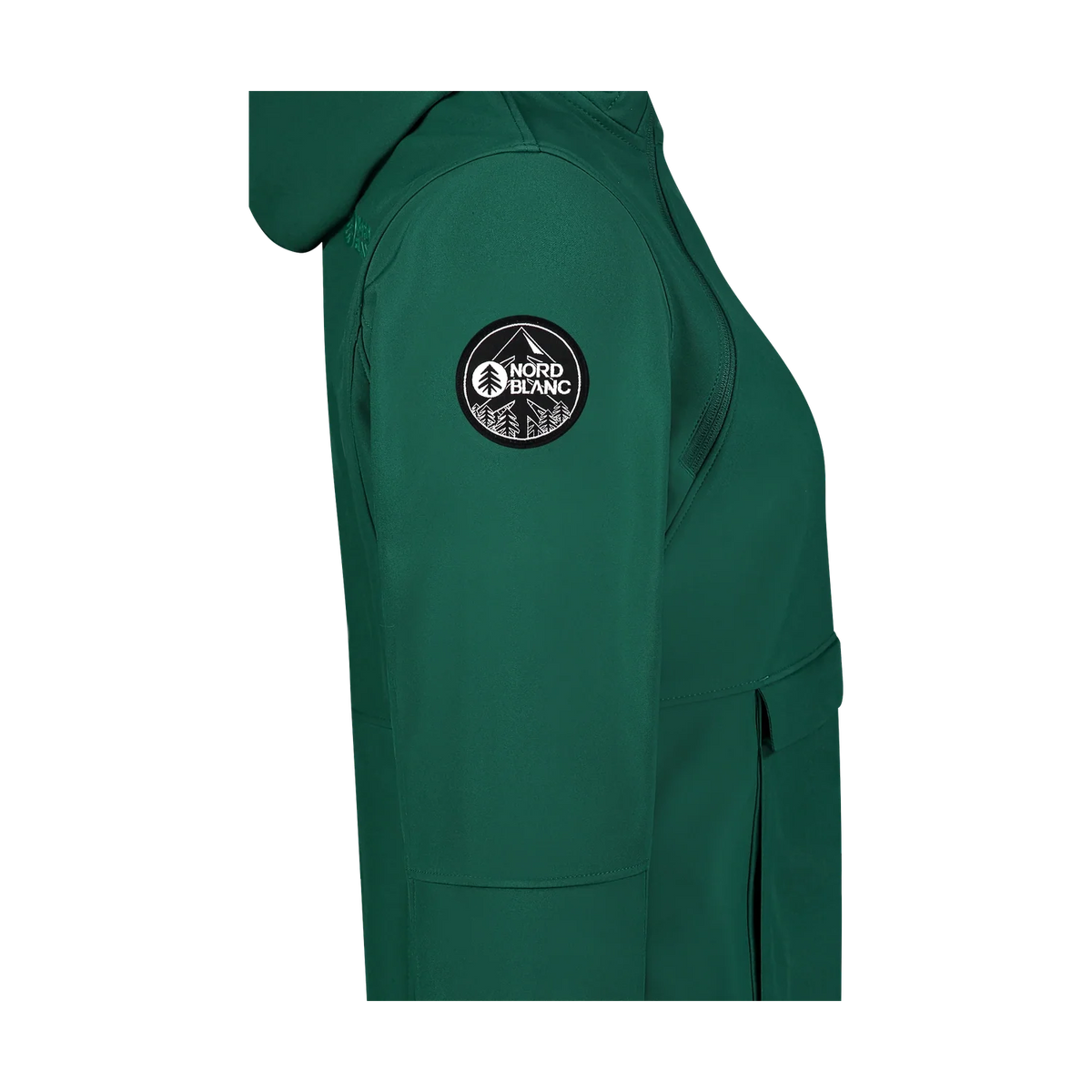 Softshell anorak with fleece women's - CALDERA green-3