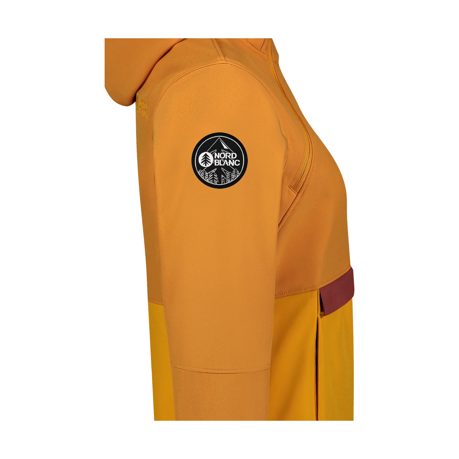 Zateplený softshellový anorak dámsky - CALDERA žltý-9