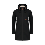 Softshell parka with fleece women's - CALYPSO black