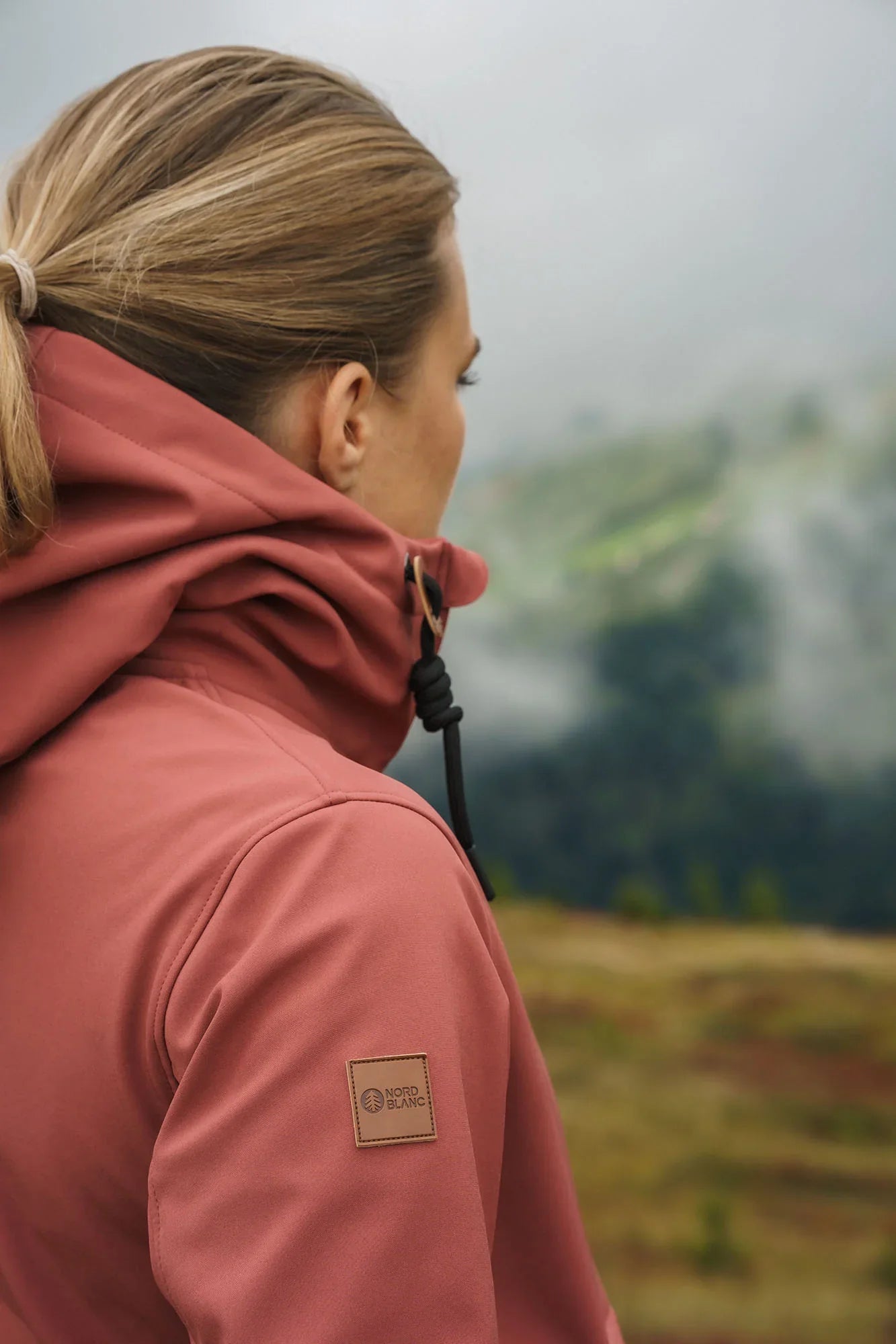 Softshell parka with fleece women's - CALYPSO brown-8