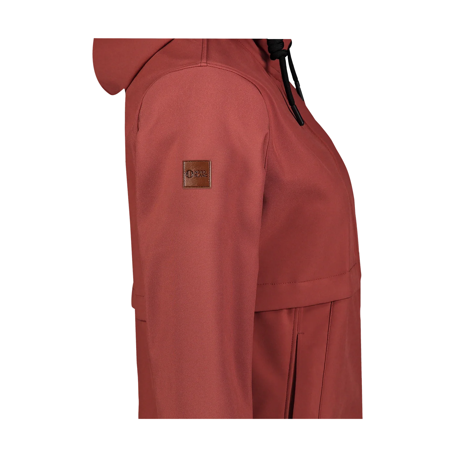 Softshell parka with fleece women's - CALYPSO brown-9