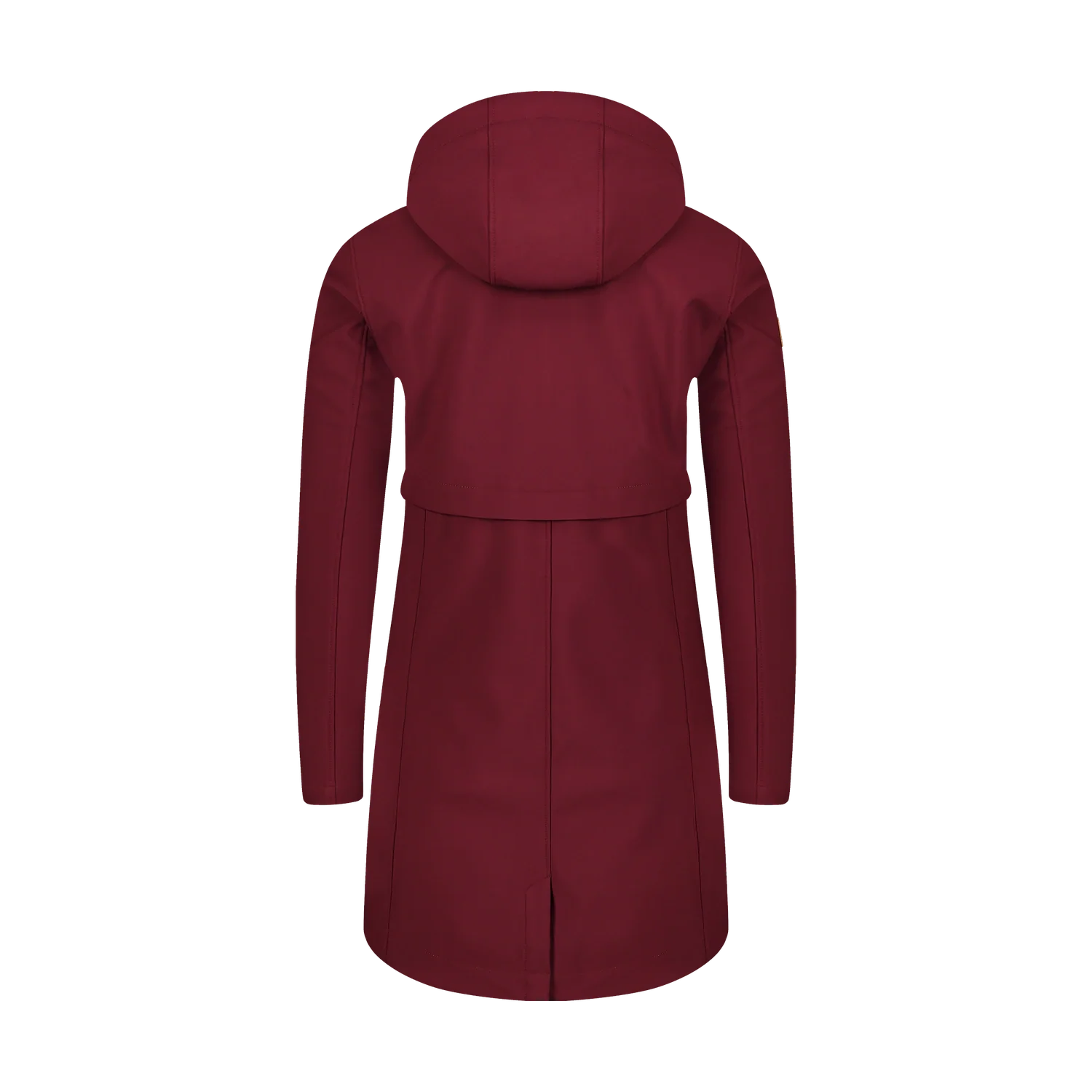 Softshell parka with fleece women's - CALYPSO wine red-3