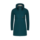Softshell parka with fleece women's - CALYPSO green