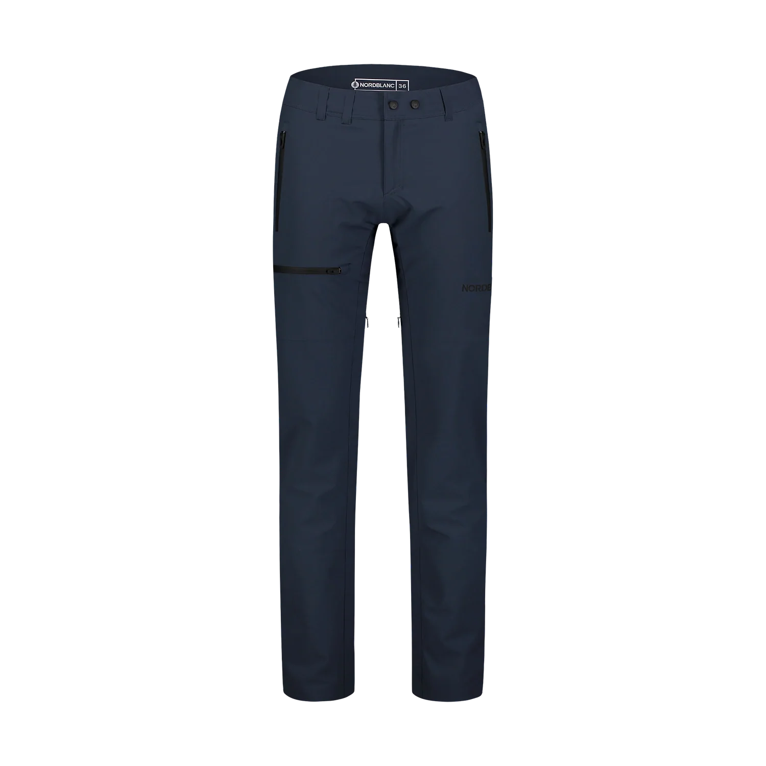 Outdoor waterproof pants with fleece women's - FLOE blue-1