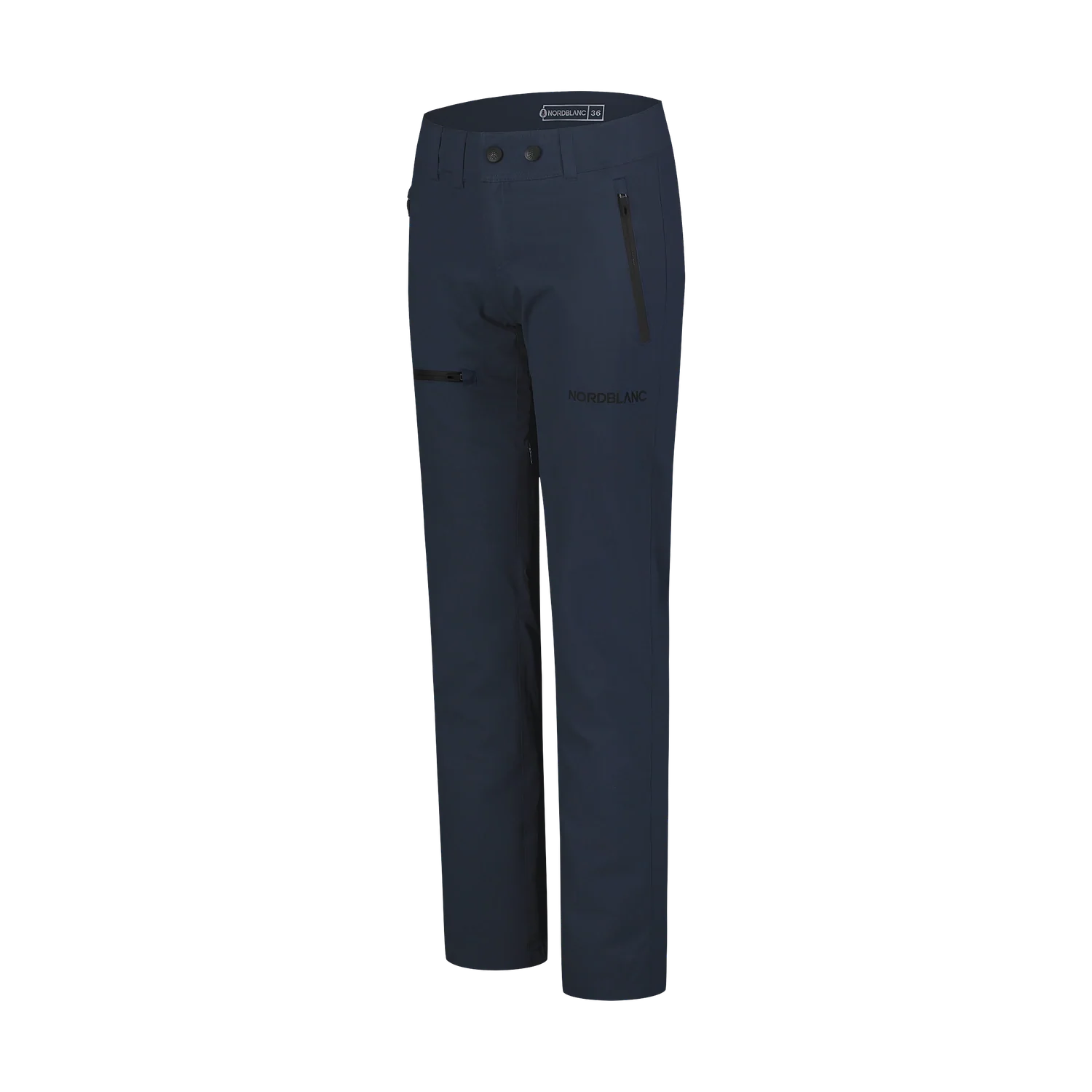 Outdoor waterproof pants with fleece women's - FLOE blue-2